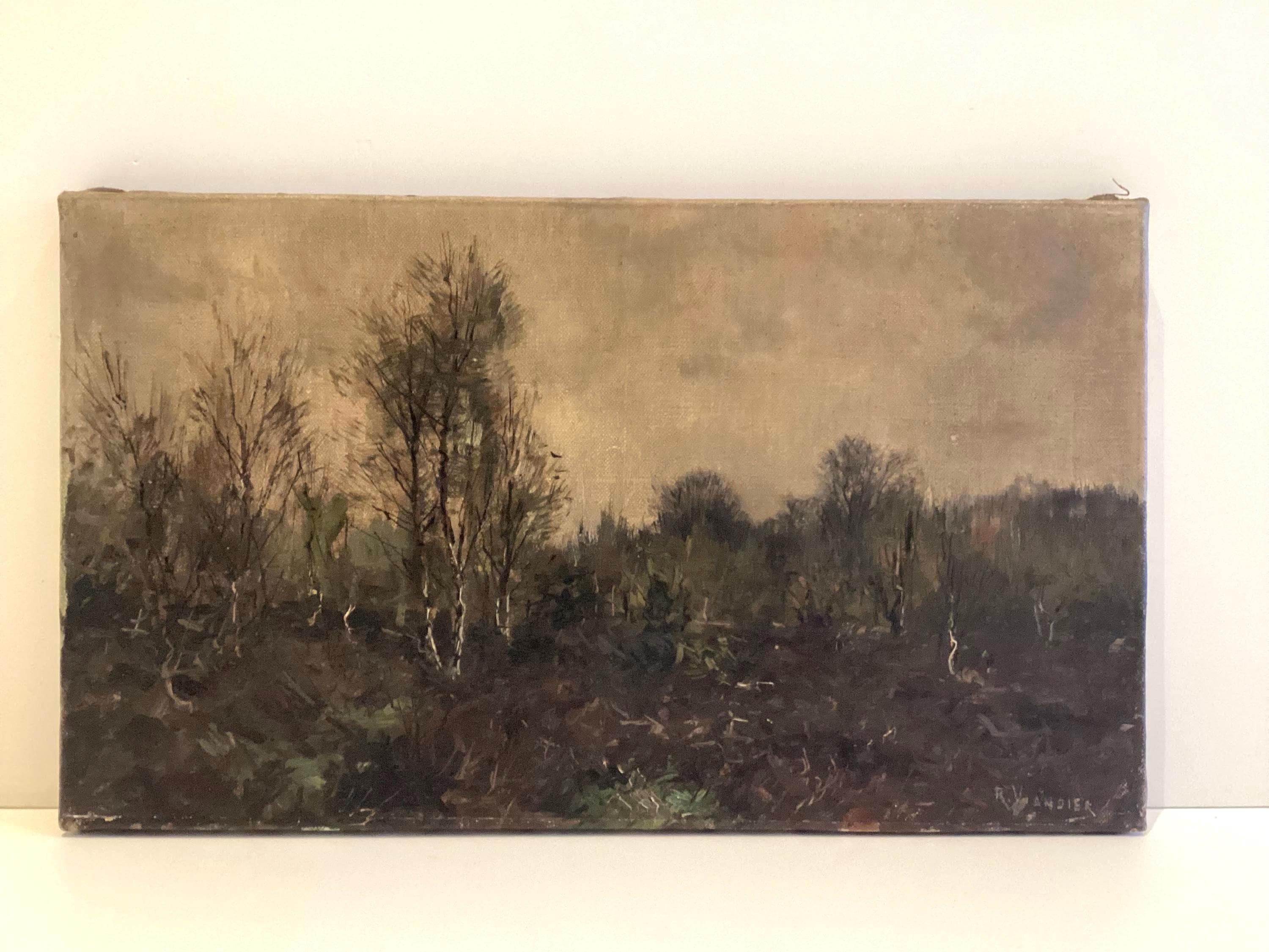 Oil Painting Landscape – Antique Art (1800s) Richard Viandier — photo 2 of 8