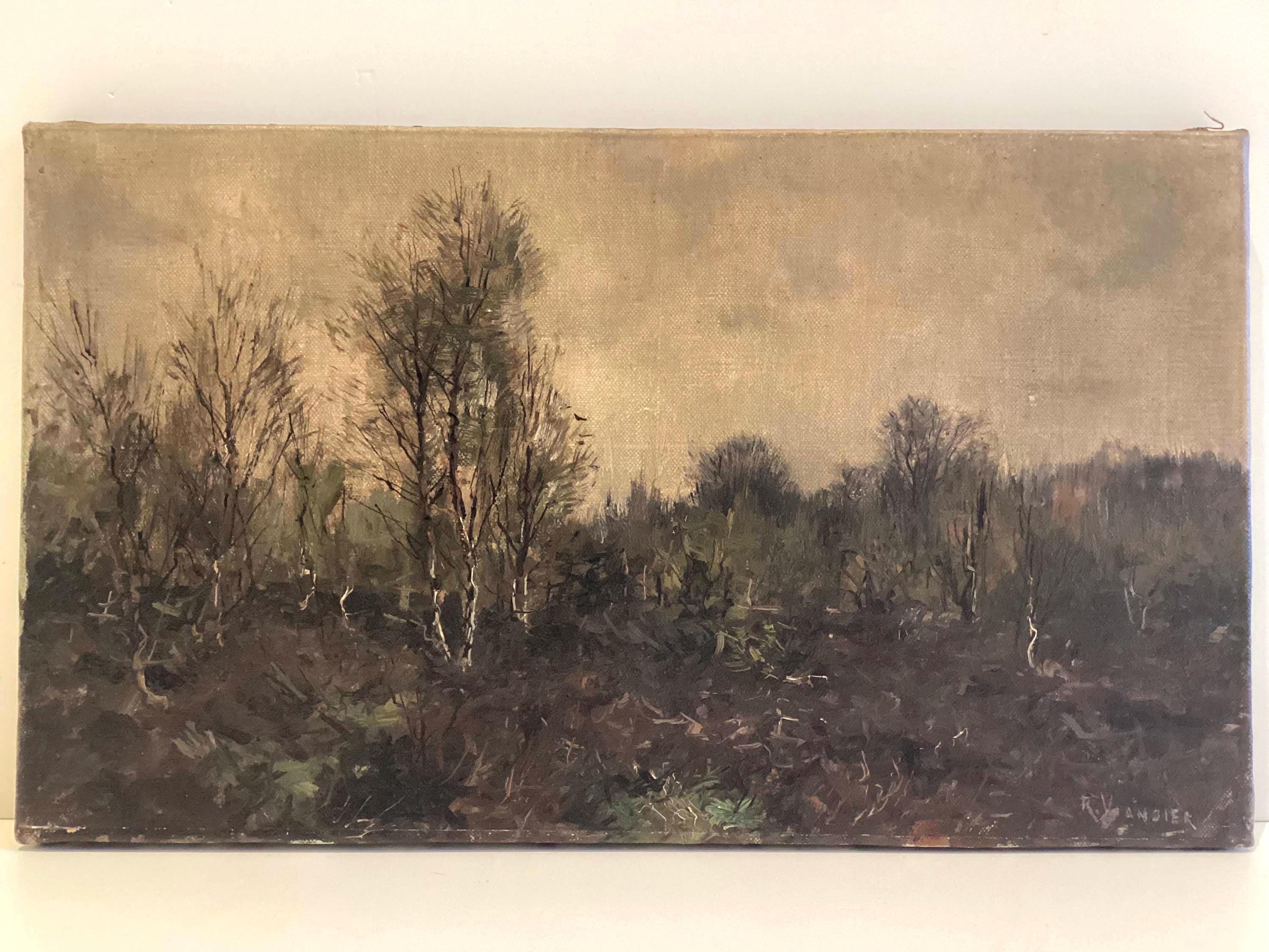 Oil Painting Landscape – Antique Art (1800s) Richard Viandier — photo 3 of 8