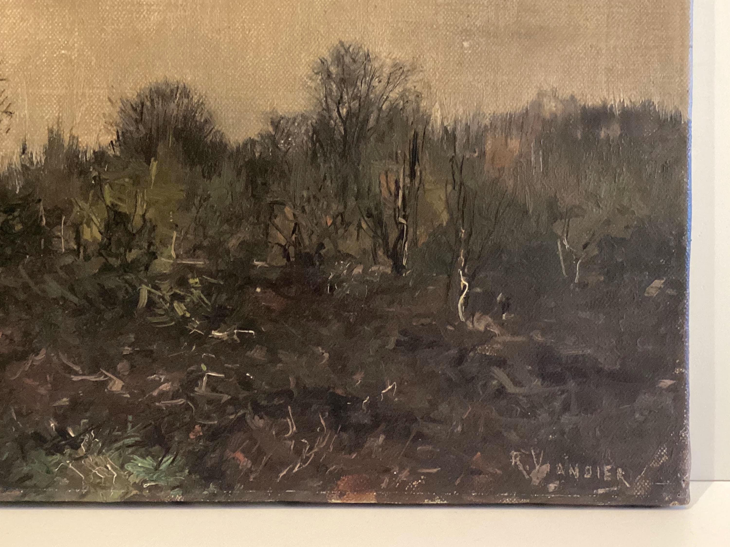 Oil Painting Landscape – Antique Art (1800s) Richard Viandier — photo 4 of 8