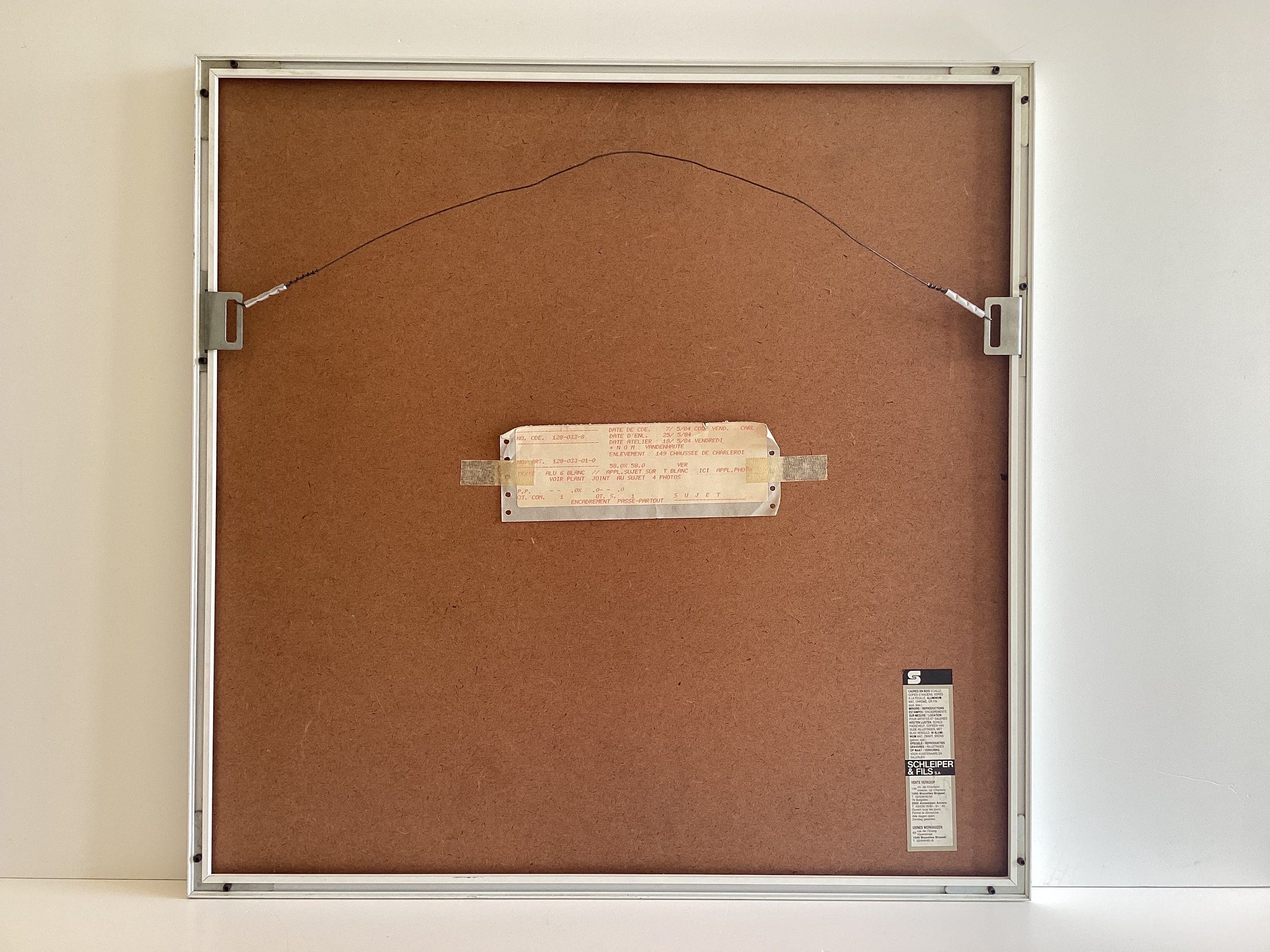 Vintage Photograph Set | 1984 Vandenhaute "Elements" Series, Framed Air Earth Water Fire — photo 4 of 5