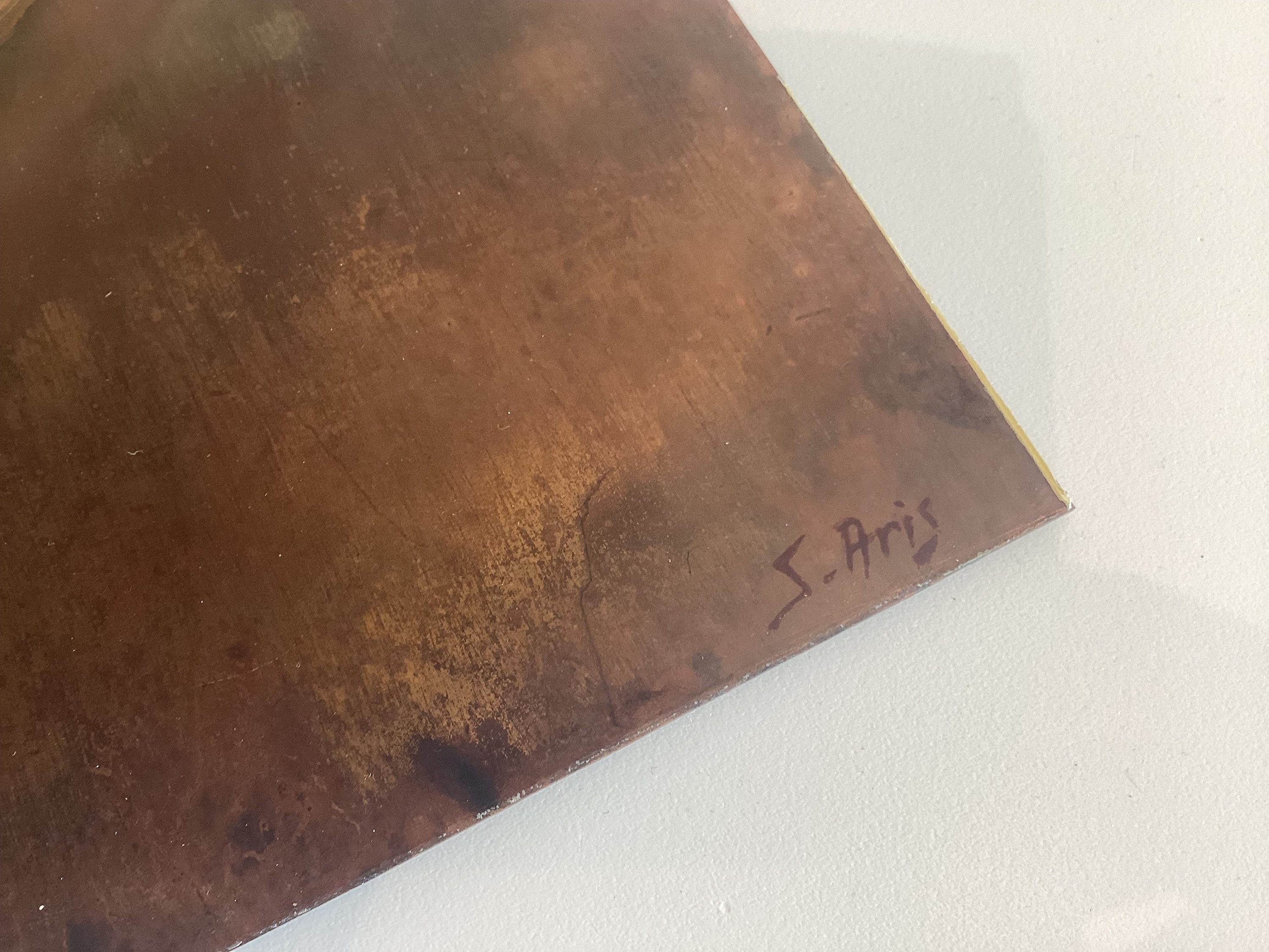 Engraving Art | S. Aris Handmade Copper Plate, Etching with Color Effects — photo 7 of 8