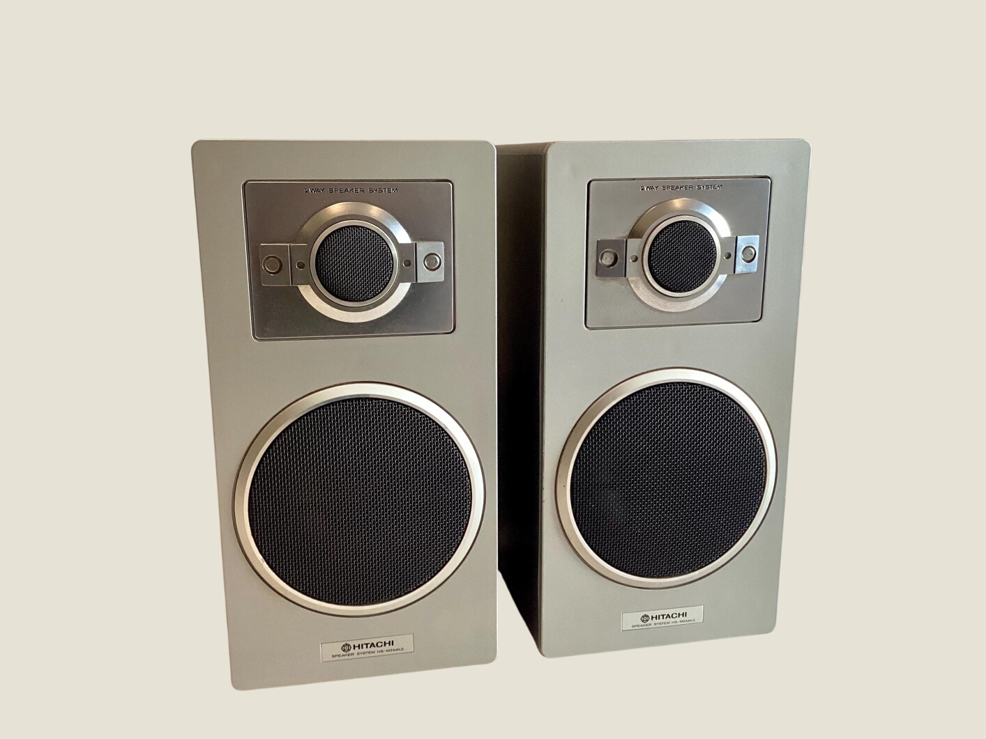 Vintage Hitachi H-SM2 MK2 Speakers – Compact Hi-Fi Made in Japan 1980s