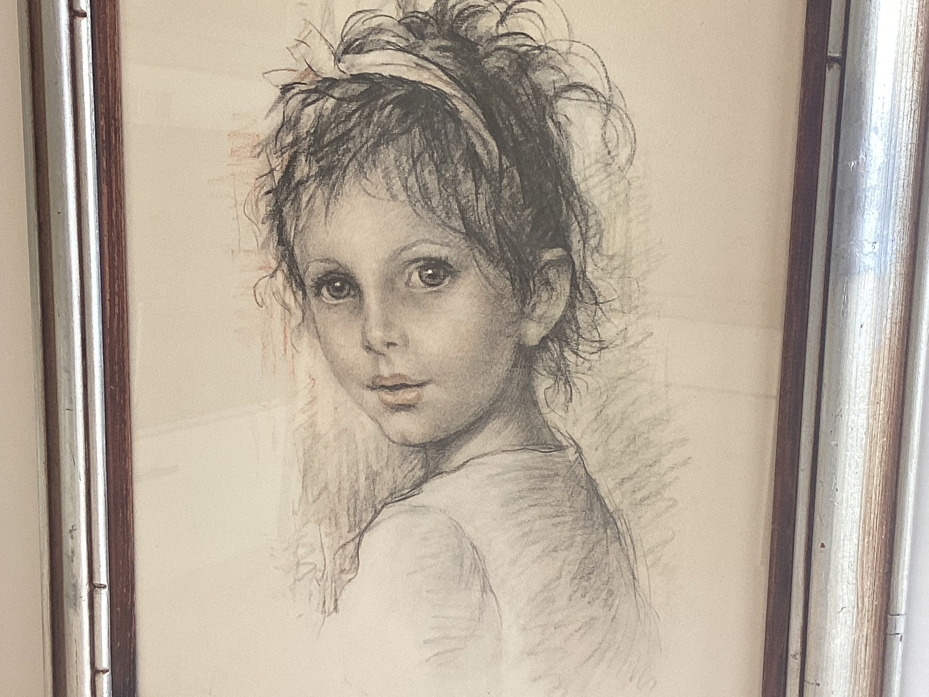Vintage Lithograph Print | Giuseppe Tarantino 1974 Portrait, Signed Italian Art — photo 4 of 8