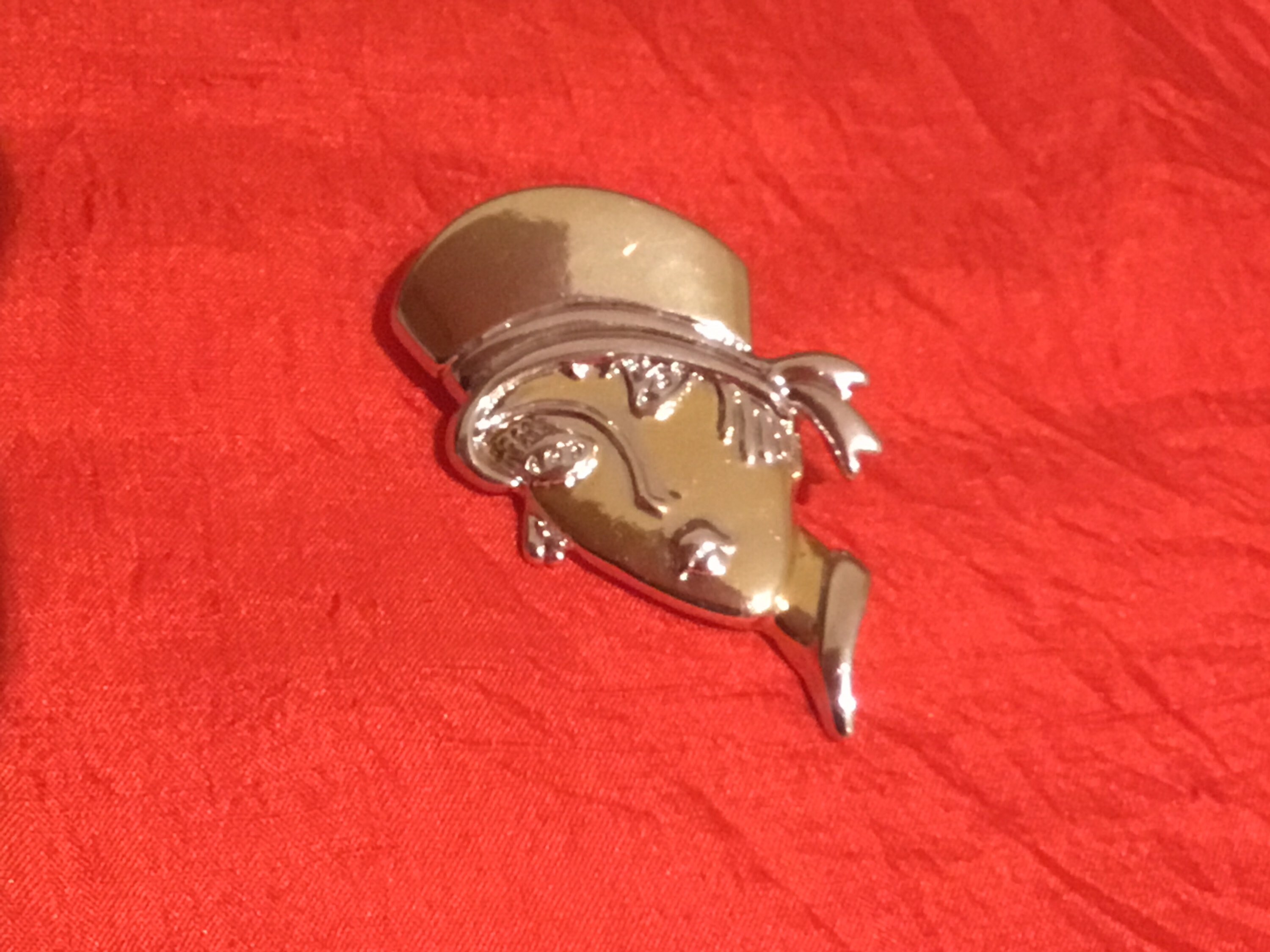 Vintage Brooch | Diego Casella-Pc-1954 Jewelry Design (1995) 24k Gold & 1000 Rhodium — photo 3 of 8