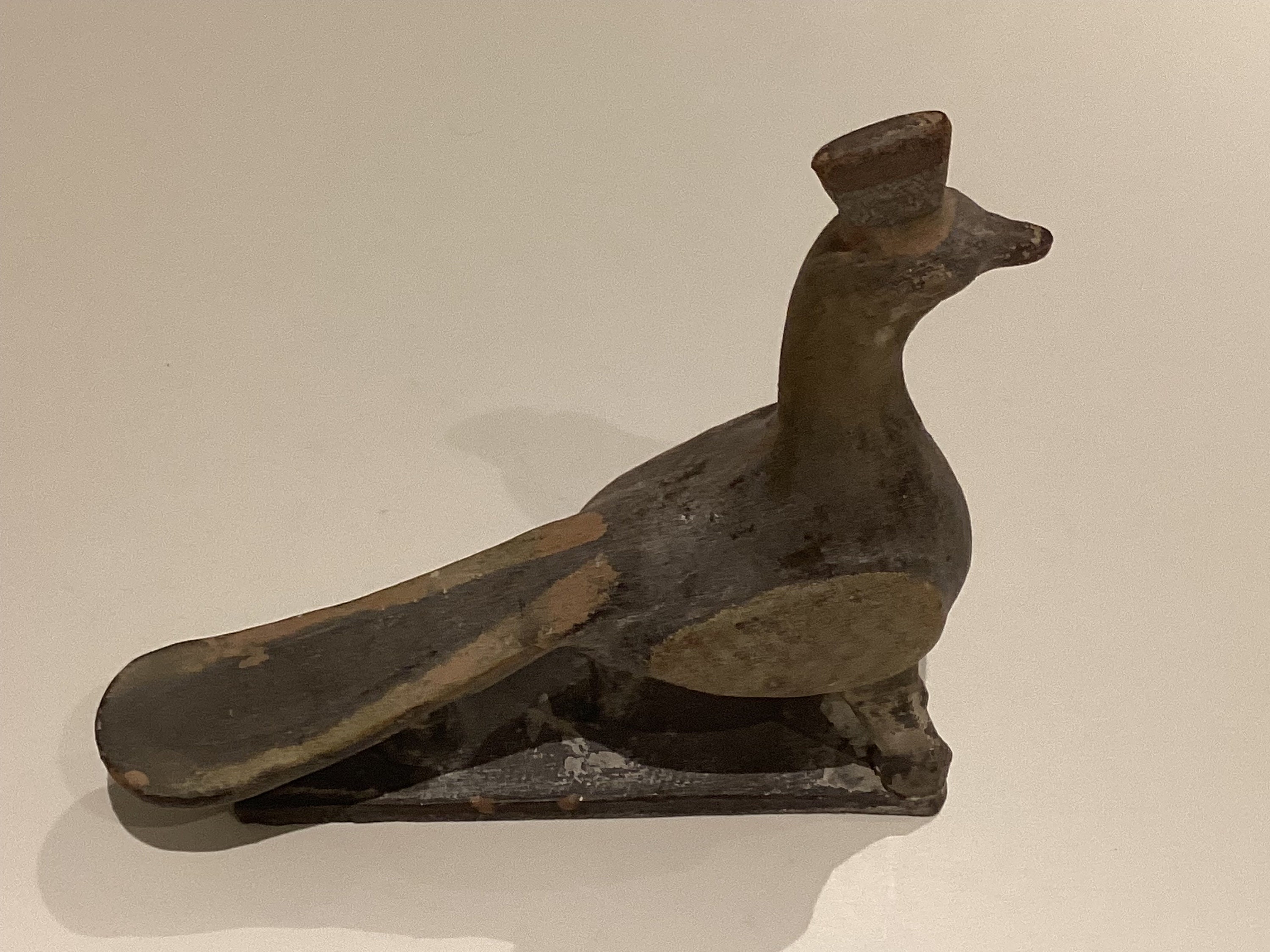 Antique Chinese Sculpture | Han Dynasty Terracotta Mythological Peacock, 206 BC - 220 AD — photo 6 of 11