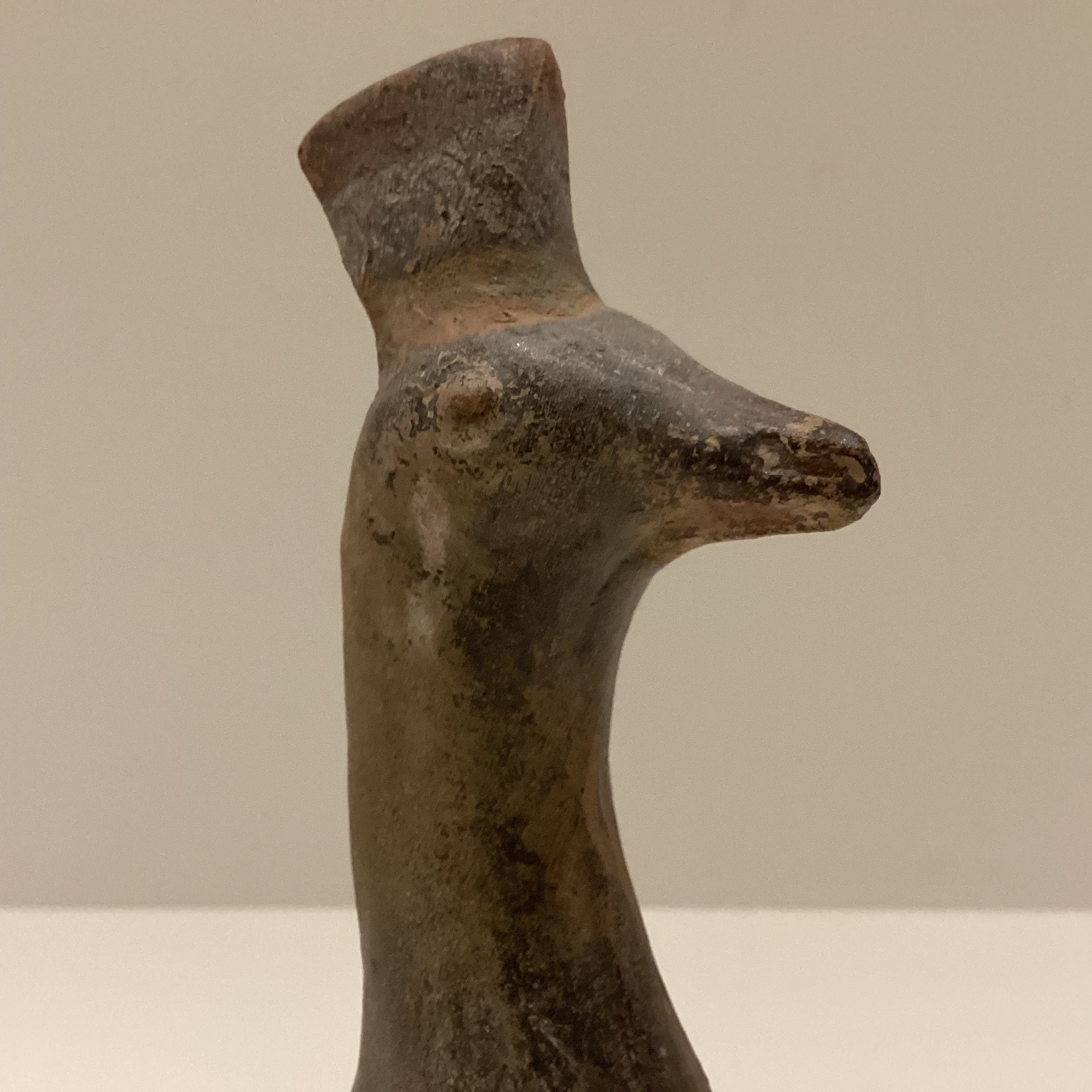 Antique Chinese Sculpture | Han Dynasty Terracotta Mythological Peacock, 206 BC - 220 AD — photo 7 of 11