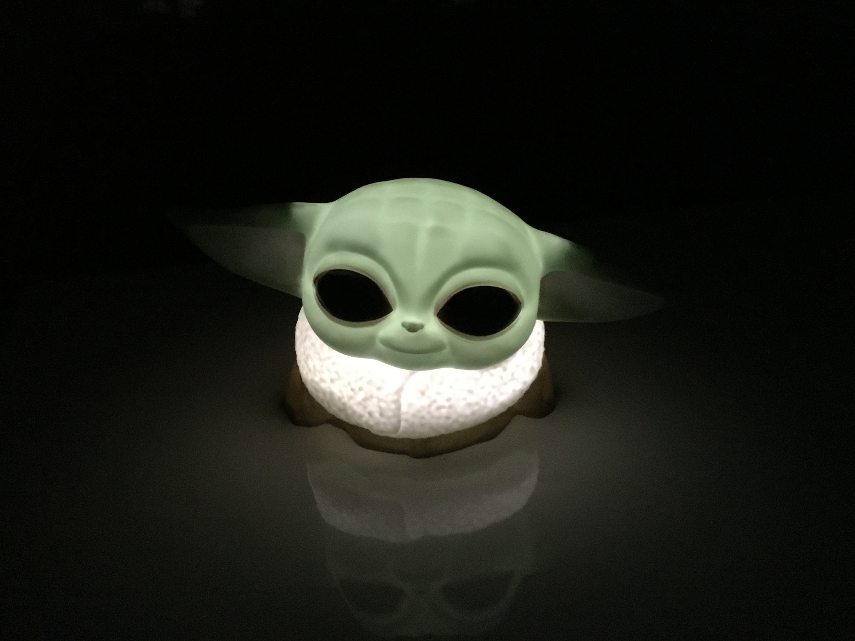 Vintage Star Wars Collectible | Darth Vader Corkscrew & Mandalorian Baby Yoda Night Light — photo 9 of 10