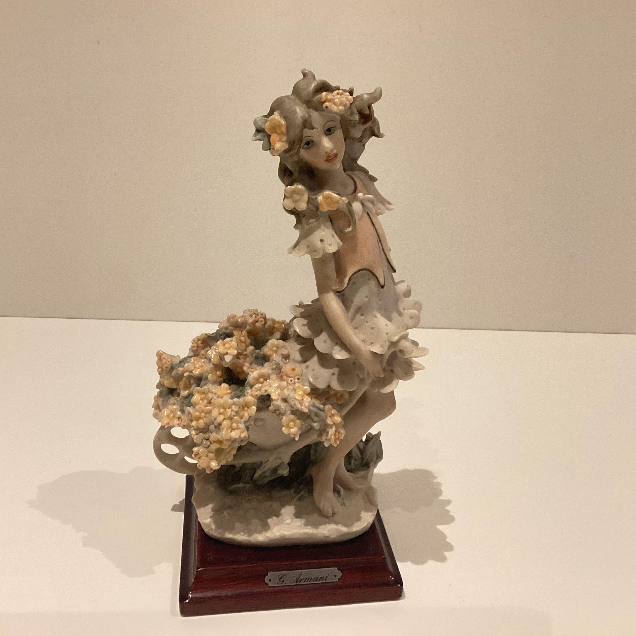 Capodimonte Figurine (1986) Giuseppe Armani, Flowers Feast Special Edition, Hand Painted Italian Porcelain, 1141-P — photo 2 of 11
