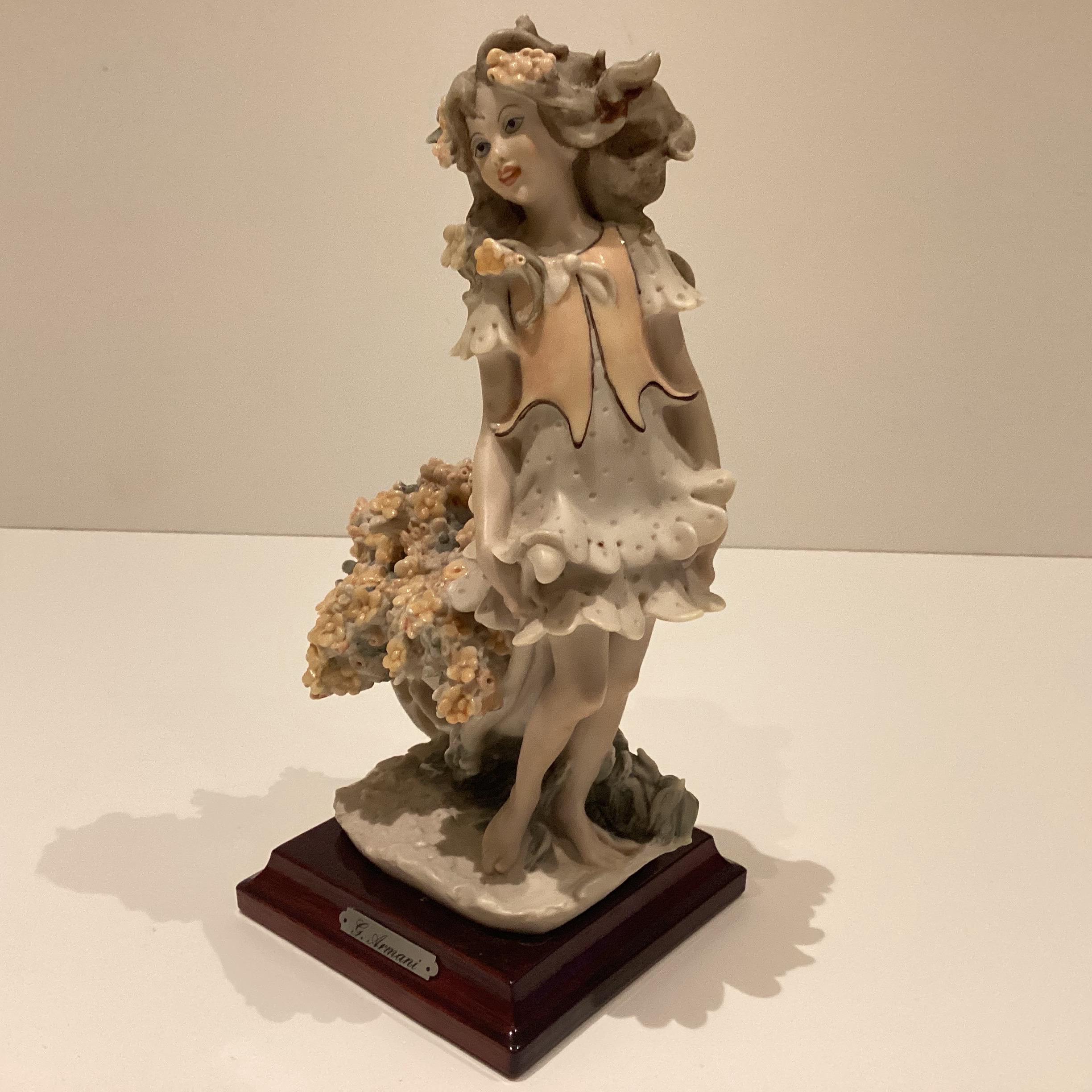Capodimonte Figurine (1986) Giuseppe Armani, Flowers Feast Special Edition, Hand Painted Italian Porcelain, 1141-P — photo 6 of 11