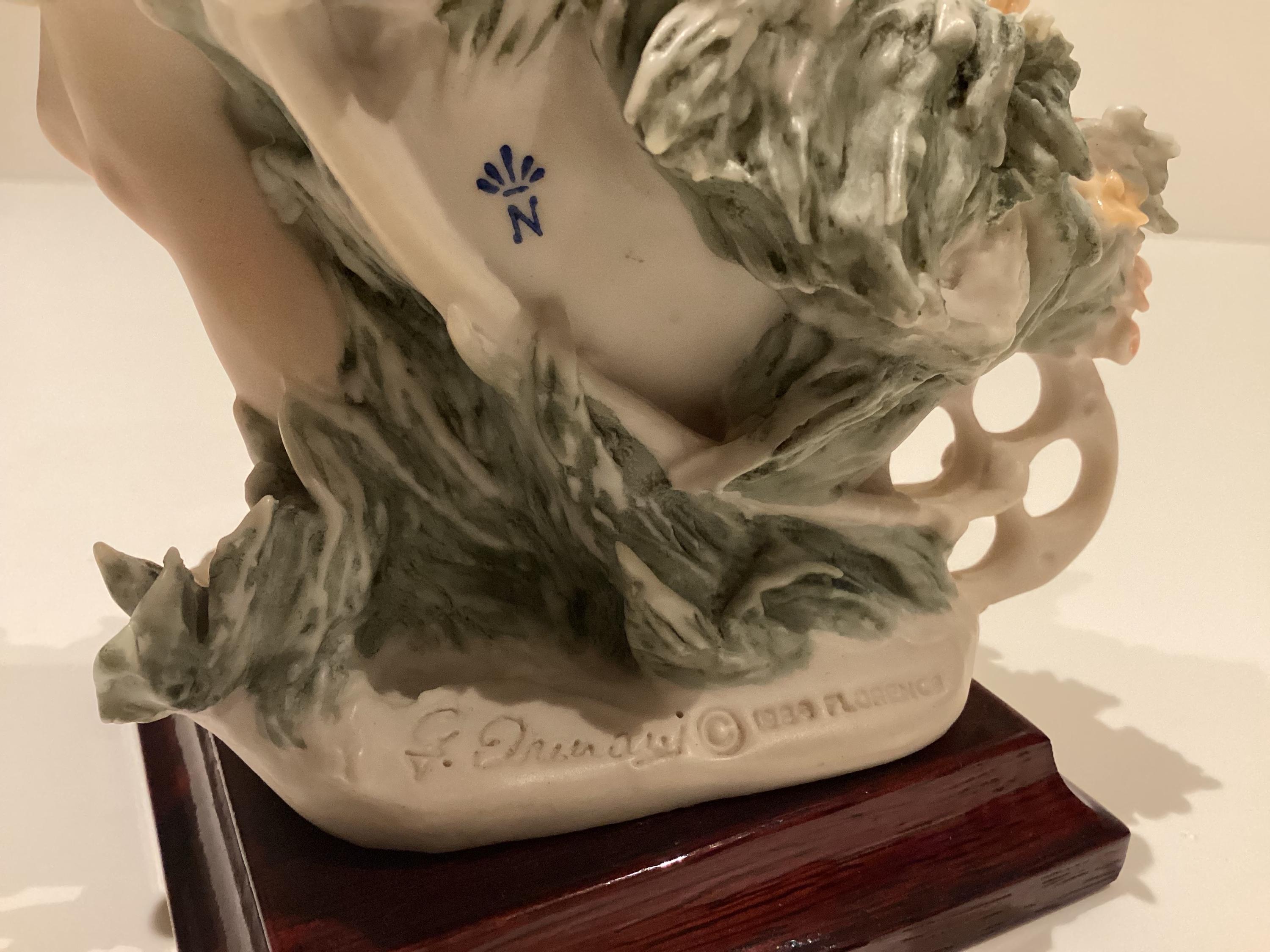 Capodimonte Figurine (1986) Giuseppe Armani, Flowers Feast Special Edition, Hand Painted Italian Porcelain, 1141-P — photo 10 of 11