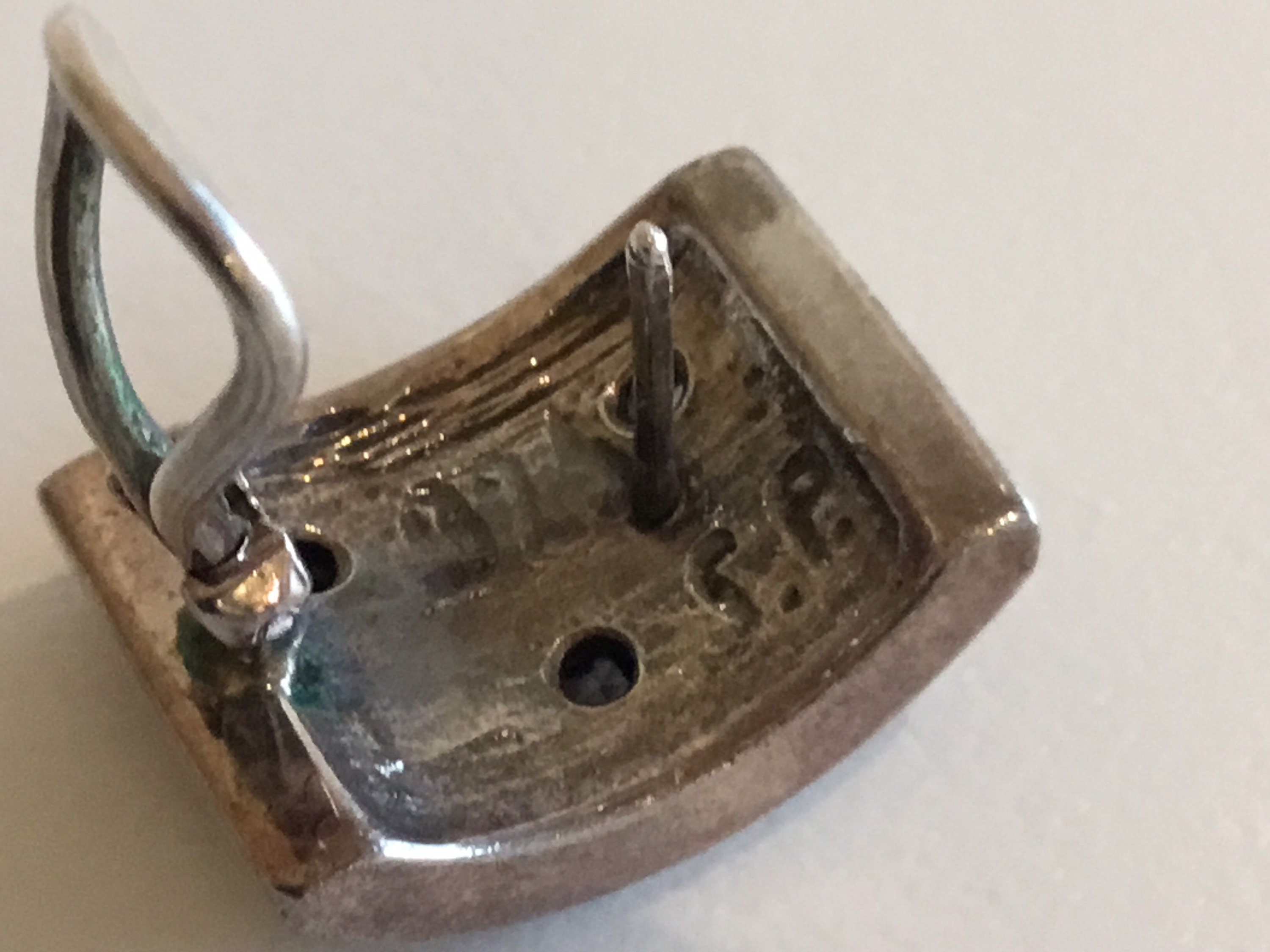 Vintage Jewelry | 1990s Earrings And Pendant Made In France — photo 5 of 11