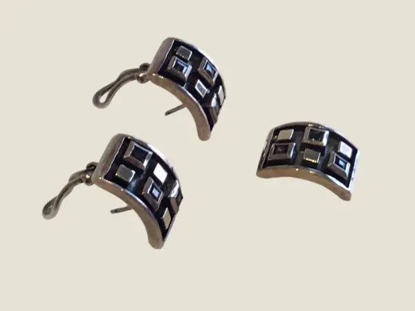 Vintage Jewelry | 1990s Earrings And Pendant Made In France