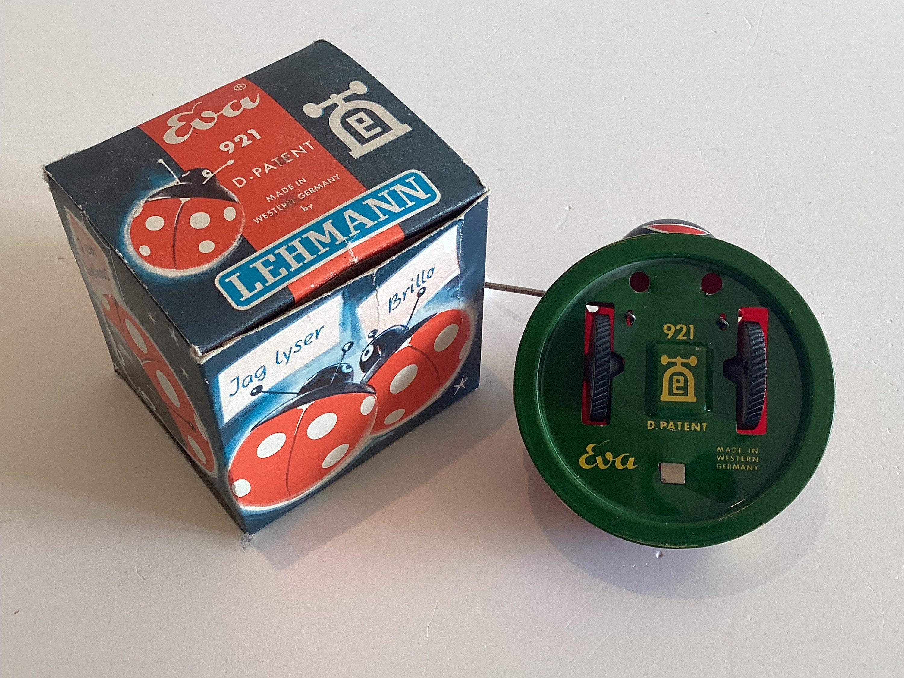 Vintage Toy Lot | 1950s Battery & Wind-Up Toys, Tin Dog, Train, Clutch Car, Ladybug — photo 7 of 7