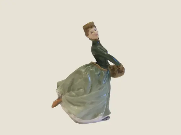 Vintage Porcelain Figurine | Royal Doulton 1960s Skating Girl, Mary Nicoll HN2318