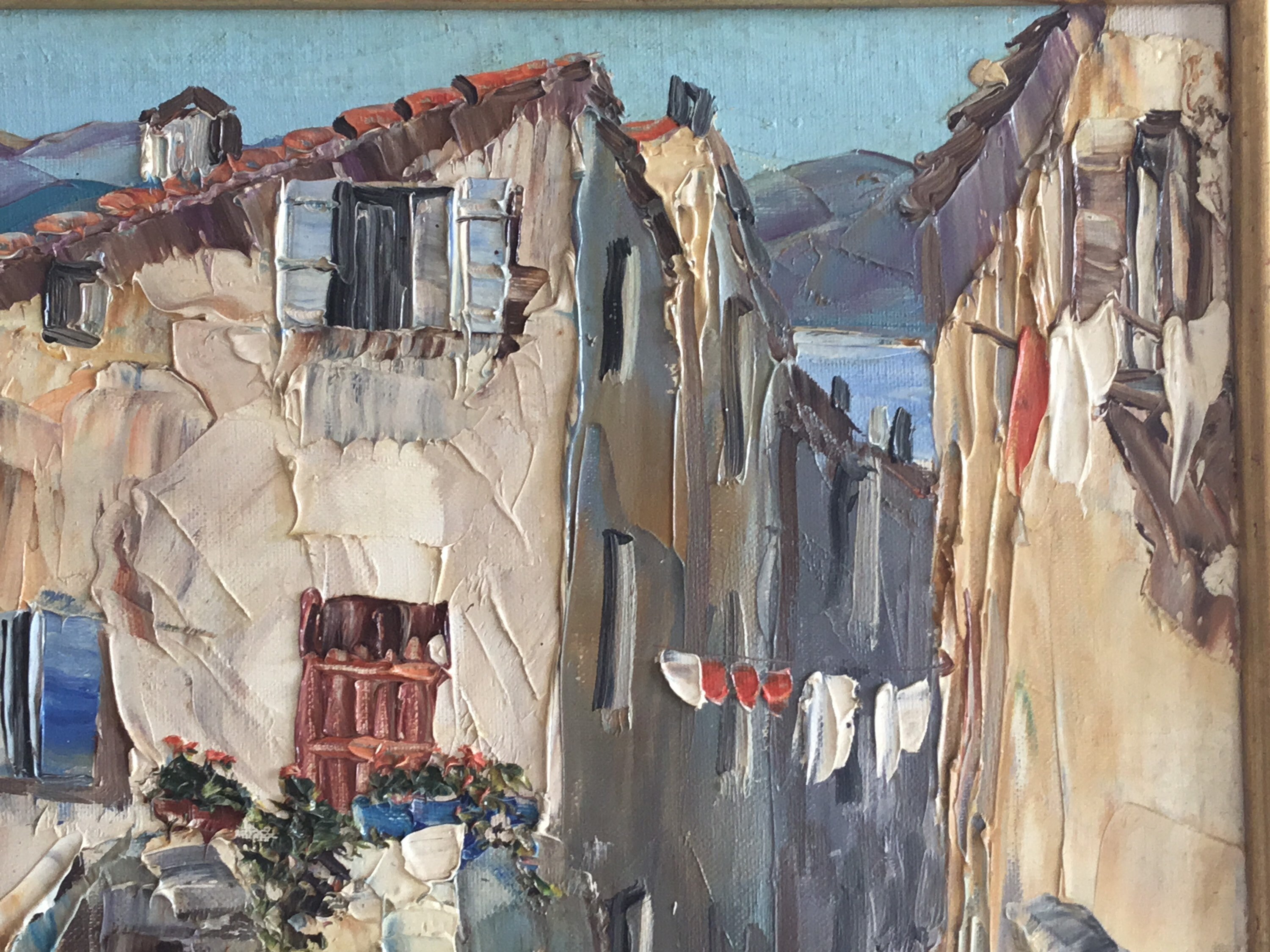 Landscape Painting | Vintage French Oil on Canvas, Louis Vigon Signed Corsica 1950s — photo 5 of 9