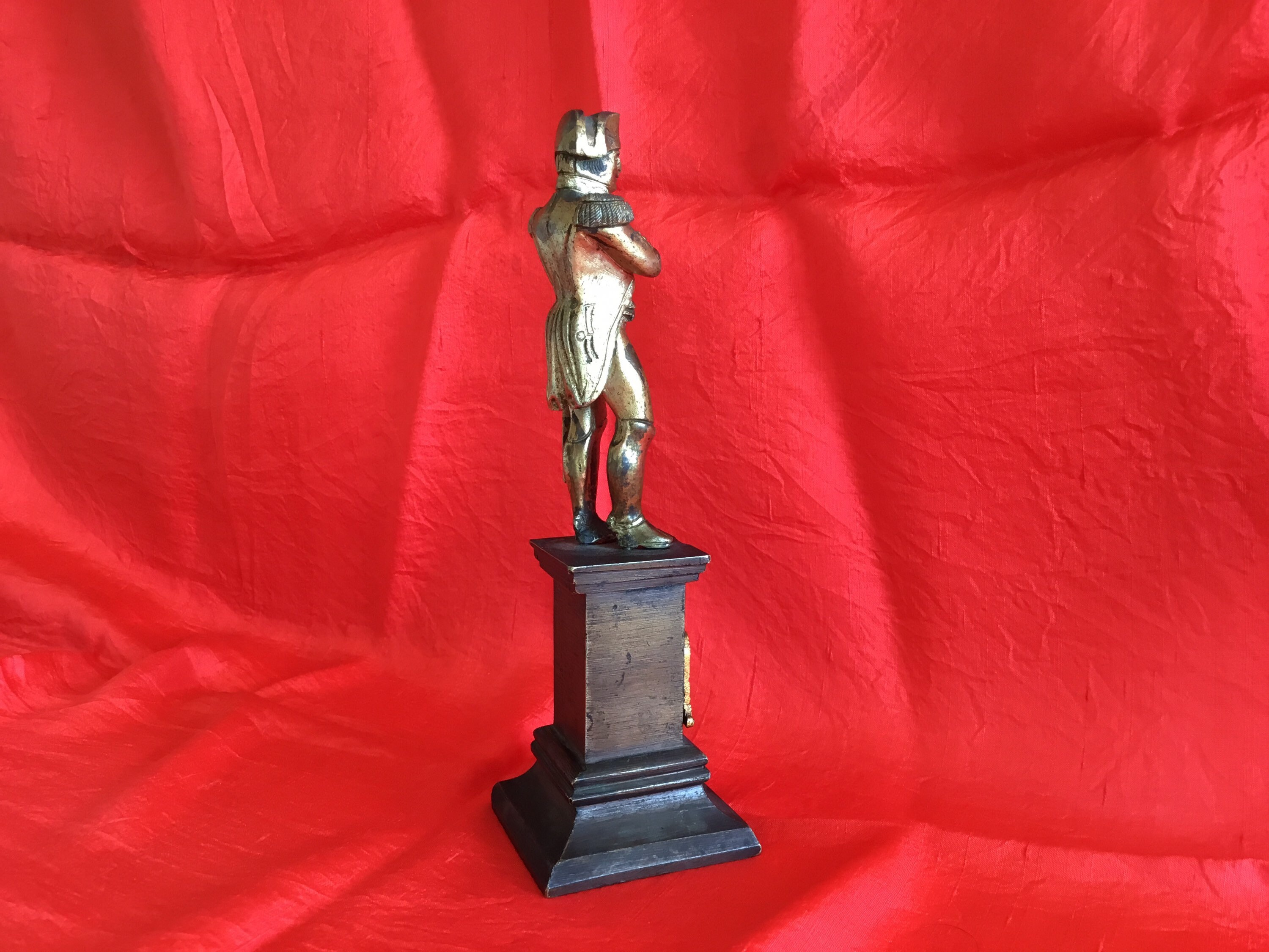 Vintage Bronze Napoleon | 1900s Gilded French Statuette, Miniature Sculpture — photo 5 of 7
