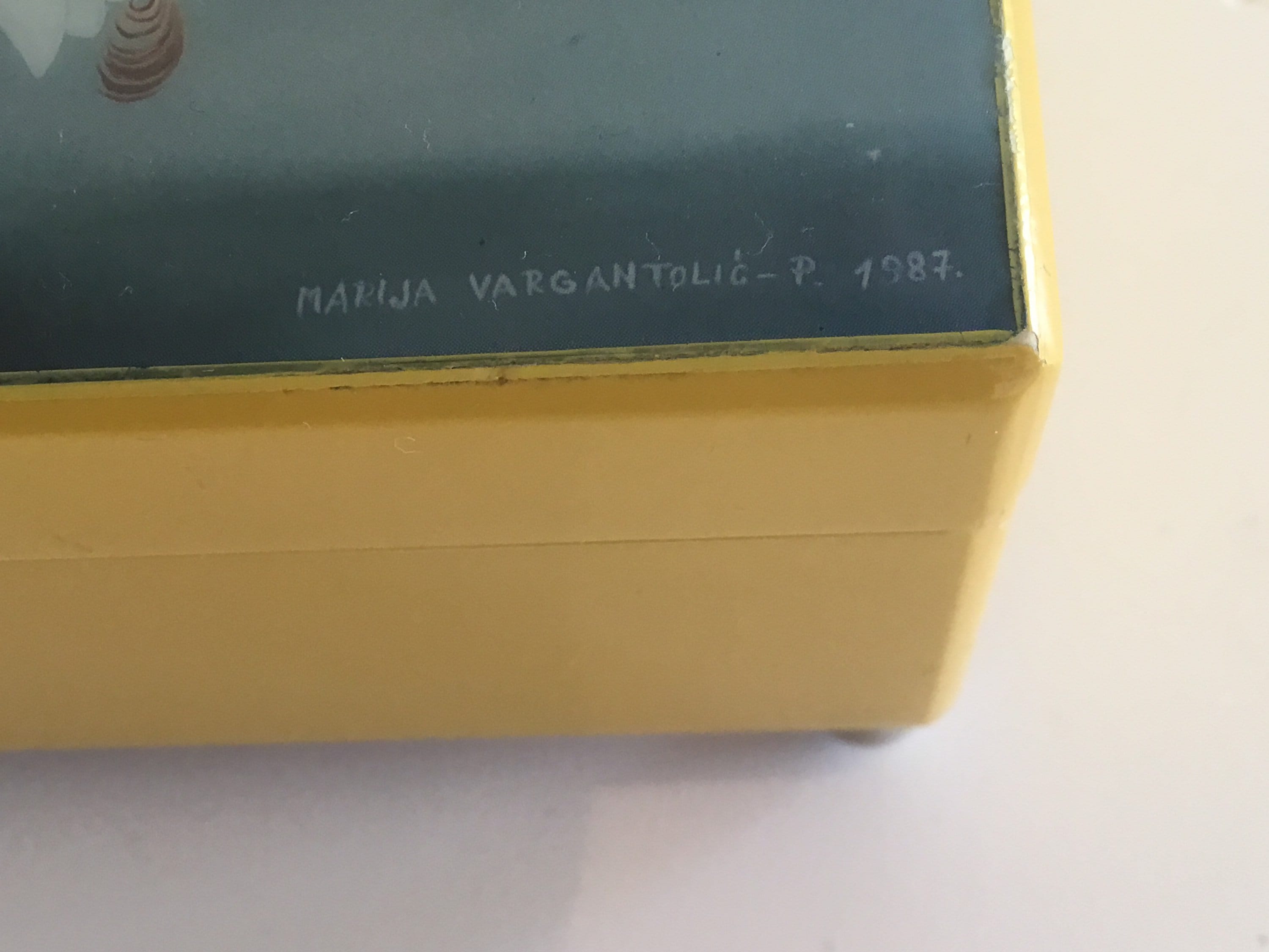 Vintage Music Box | Marija Vargantolic 1987, Jewelry Box Japanese Mechanism "If You Love Me" — photo 8 of 10