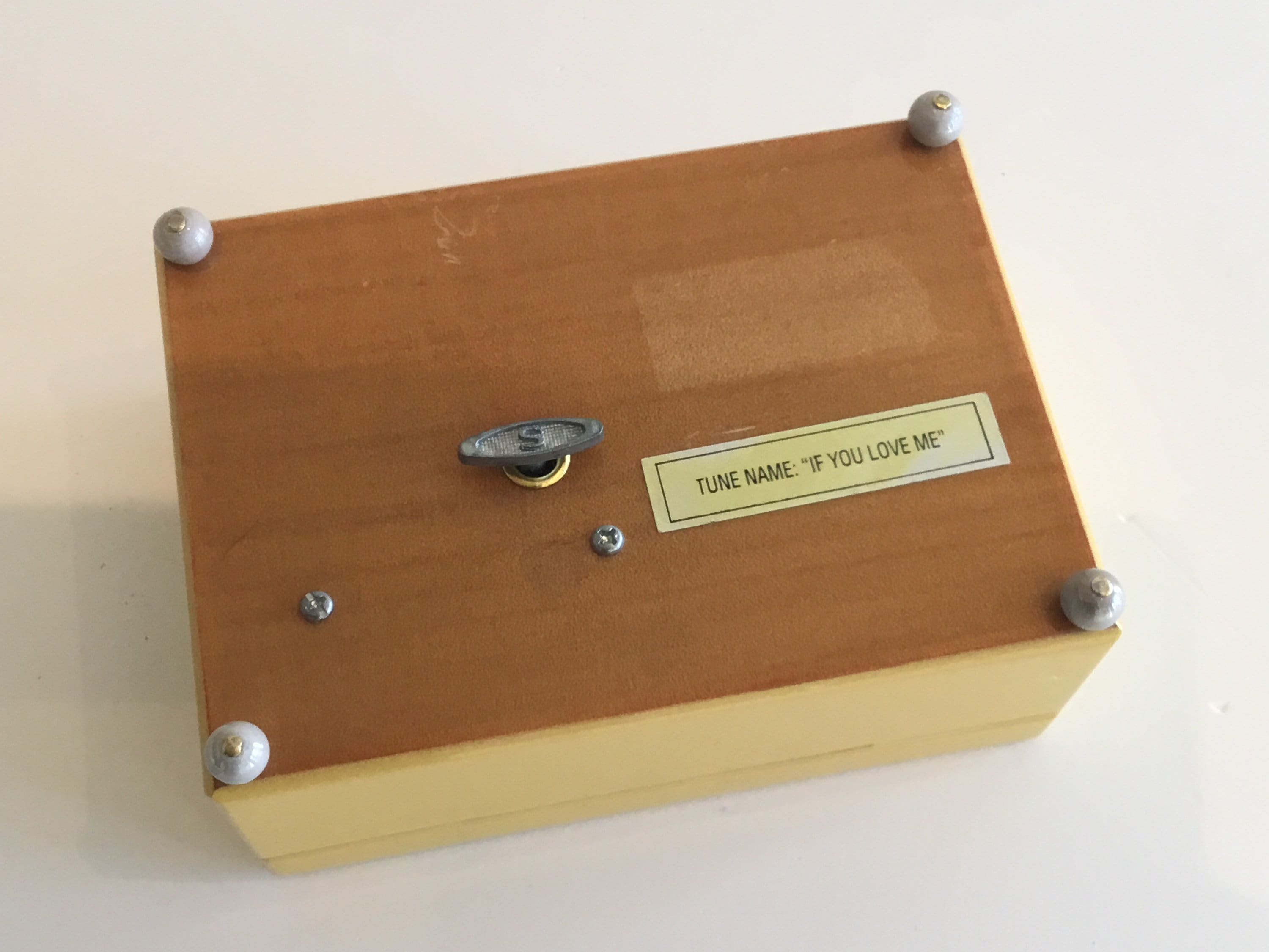 Vintage Music Box | Marija Vargantolic 1987, Jewelry Box Japanese Mechanism "If You Love Me" — photo 9 of 10