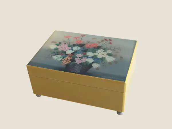 Vintage Music Box | Marija Vargantolic 1987, Jewelry Box Japanese Mechanism "If You Love Me"