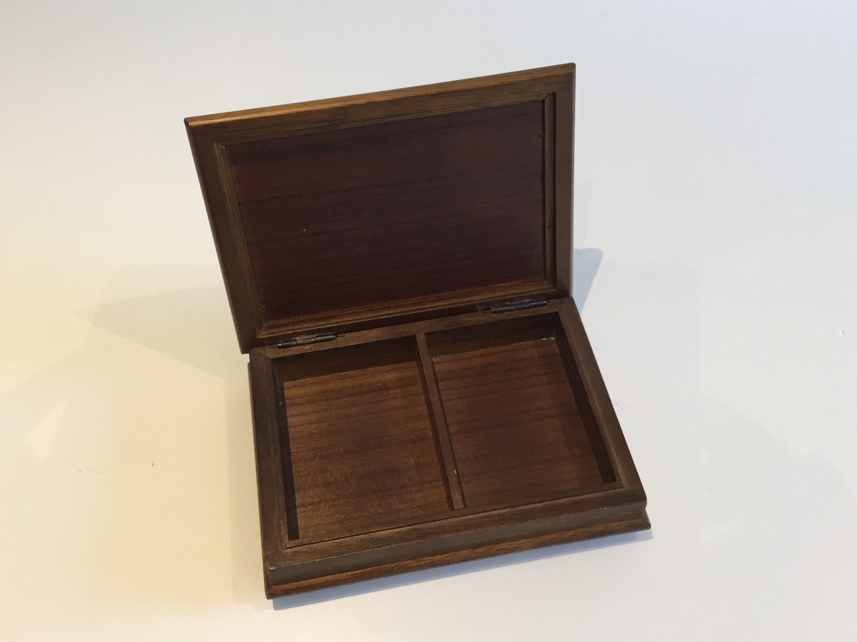 Vintage Card Box (1950s) Ottaviani Italy, 925 Silver Bas-Relief, Hand Painted Enamel, Macerata Hallmark — photo 8 of 9