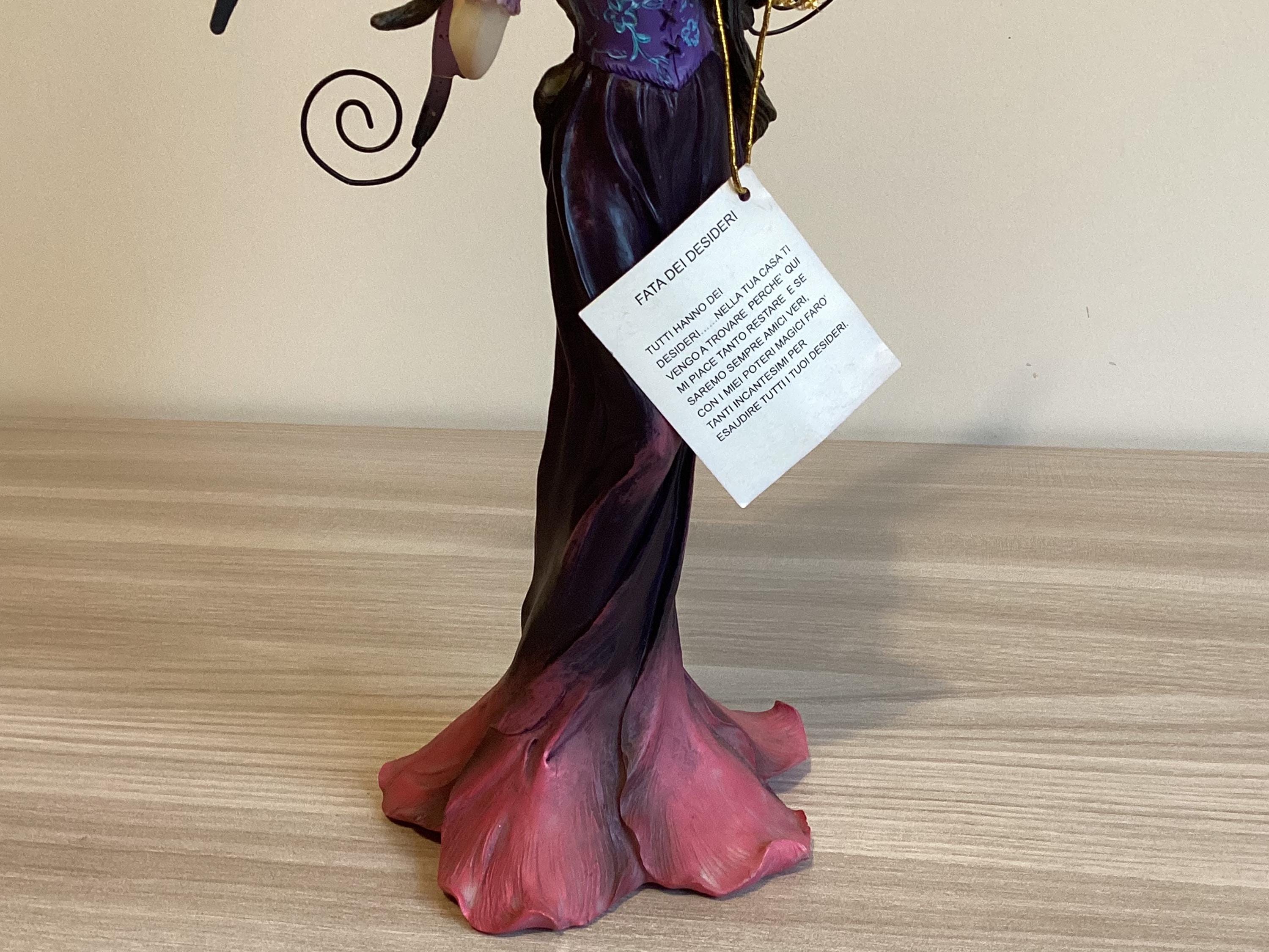 Fantasy Sculpture | Nemesis Design Dream Fairy, Vintage Polystone with Metal Wings — photo 9 of 9