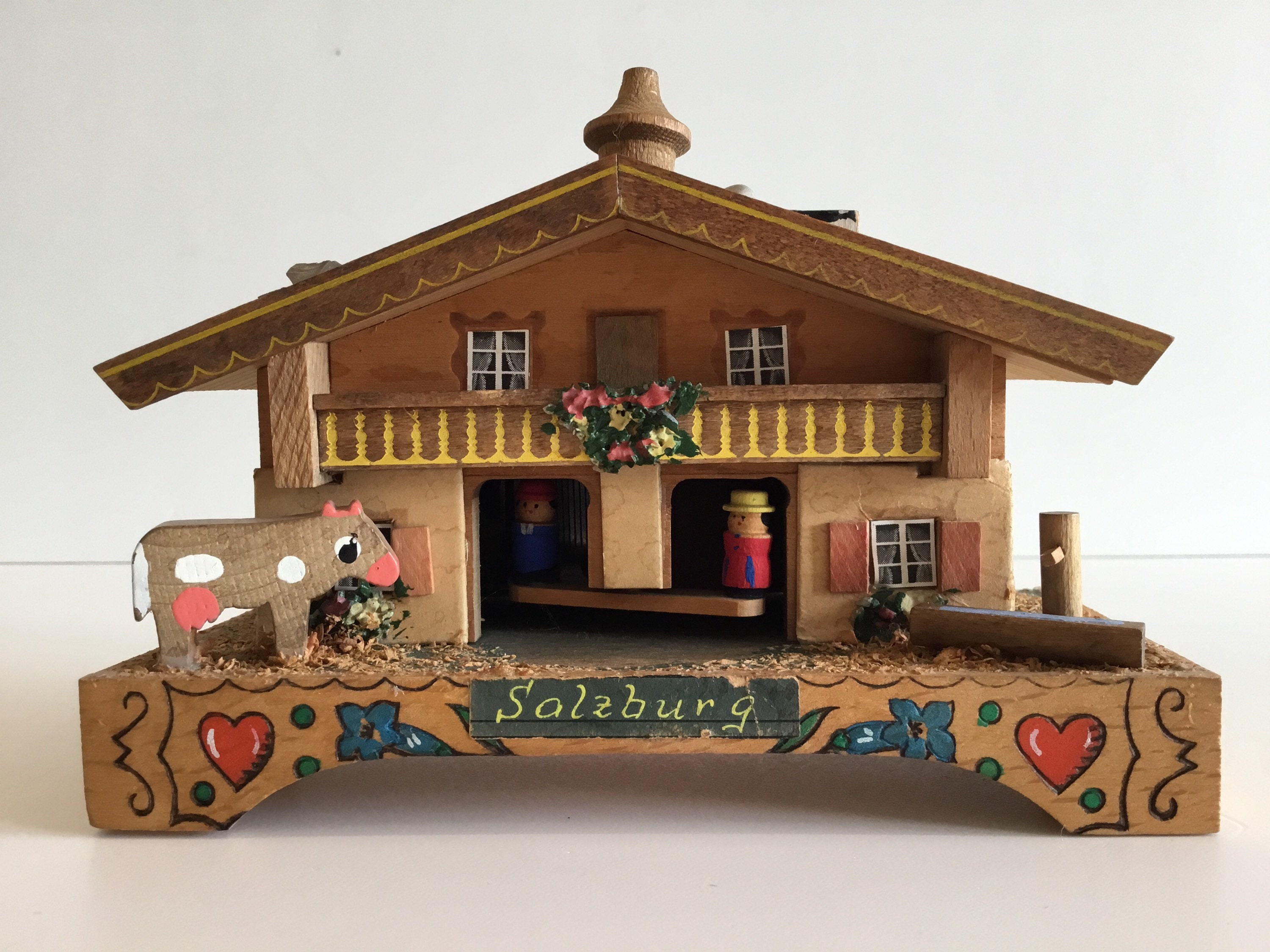 Musical Reuge Chalet (1940s) Made In Switzerland — photo 3 of 10