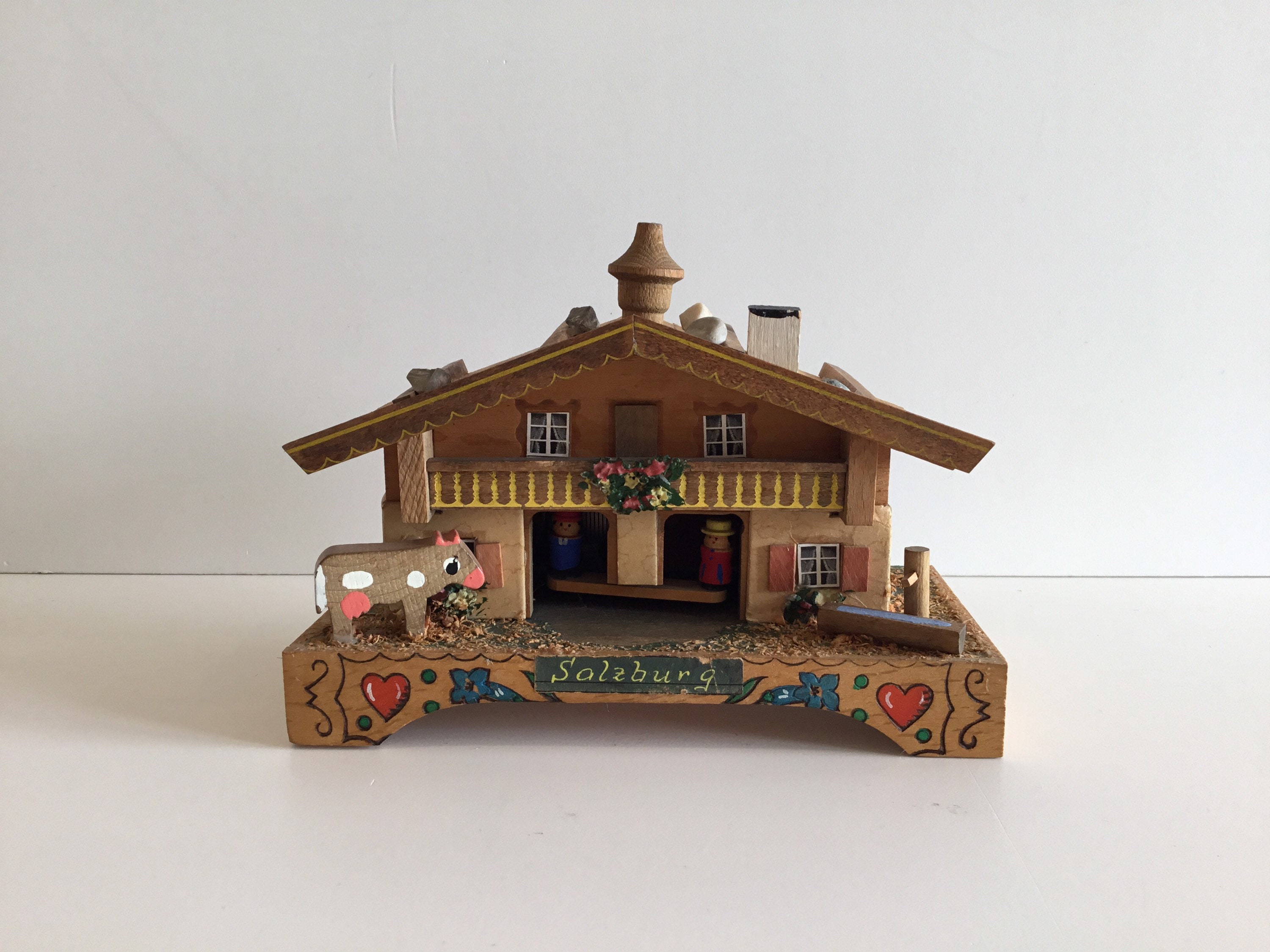 Musical Reuge Chalet (1940s) Made In Switzerland — photo 4 of 10
