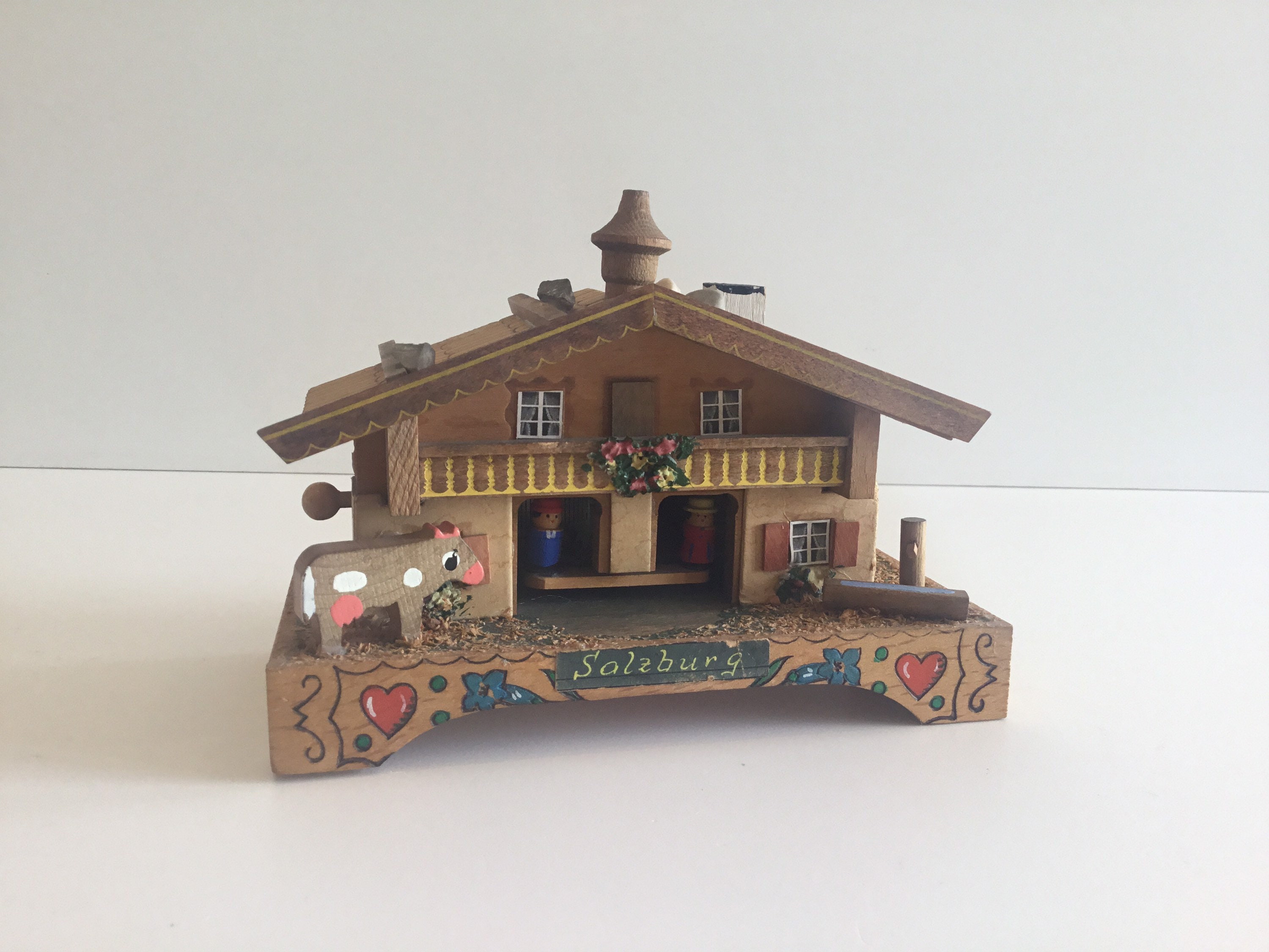 Musical Reuge Chalet (1940s) Made In Switzerland — photo 7 of 10