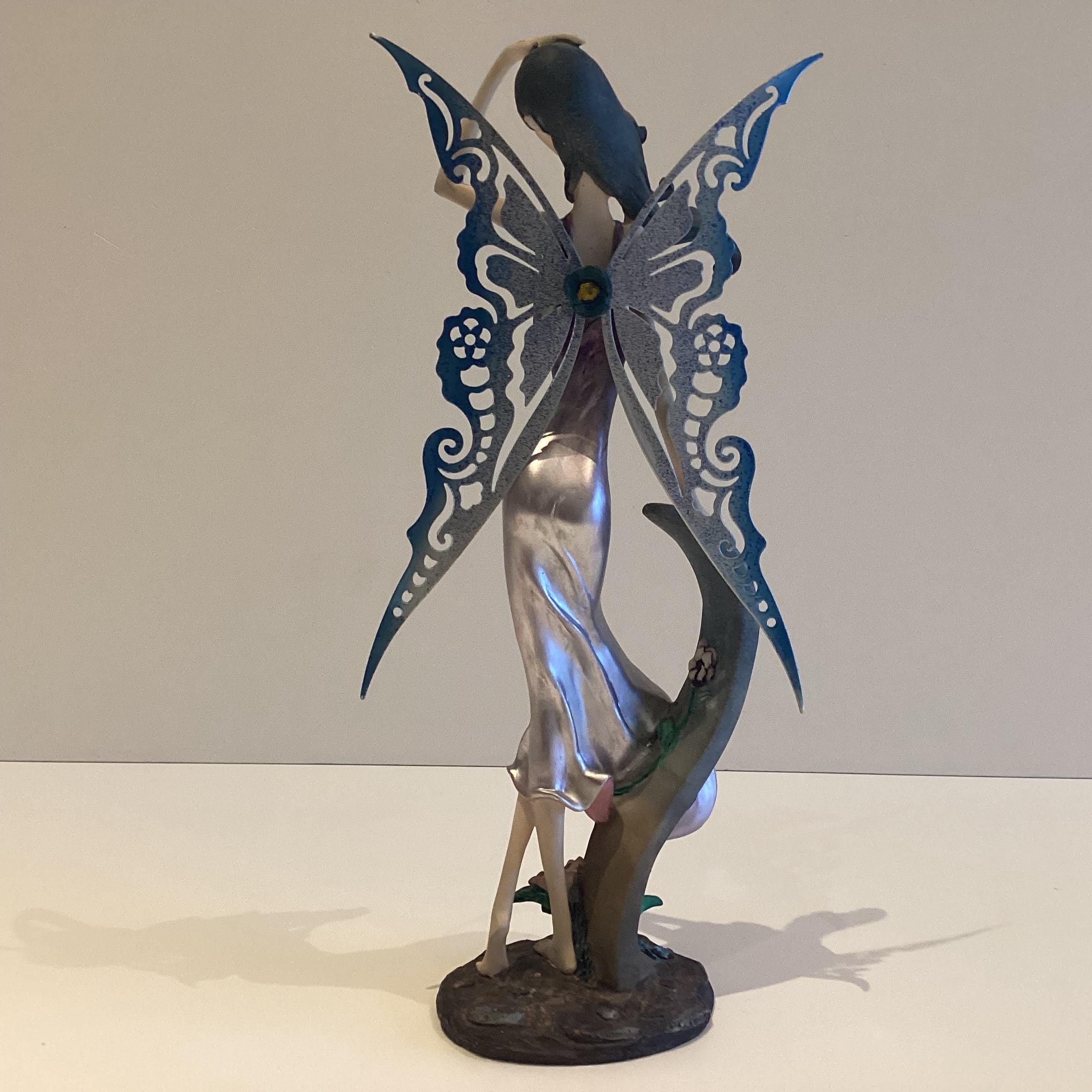 Fantasy Sculpture | Nemesis Design Fairy of The Air, Polystone with Metal Wings — photo 5 of 9