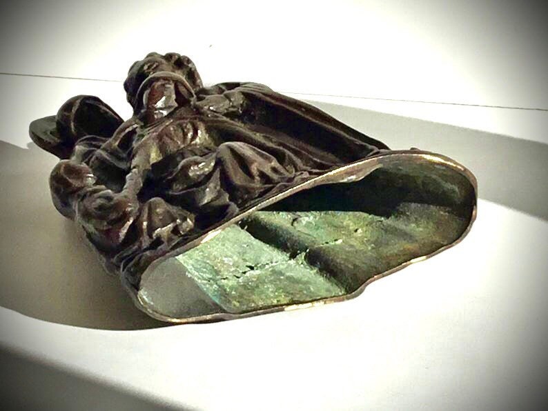 Antique Bronze Sculpture | 18th Century Dutch Religious Group, Madonna & Mourners — photo 10 of 10