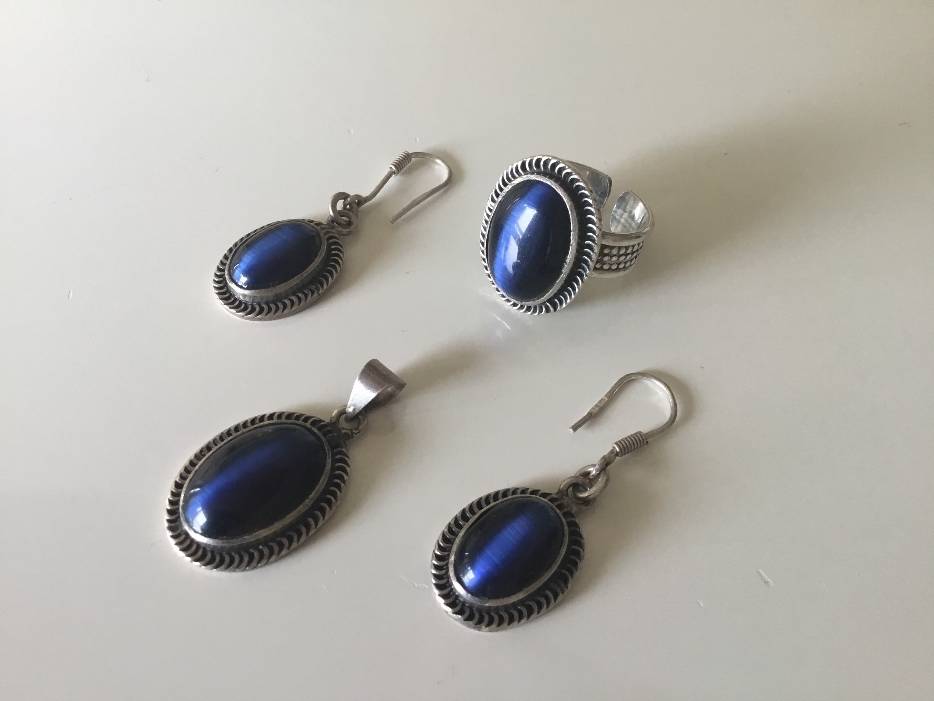 Vintage Jewellery | Silver Set With Original Moonstones — photo 2 of 8