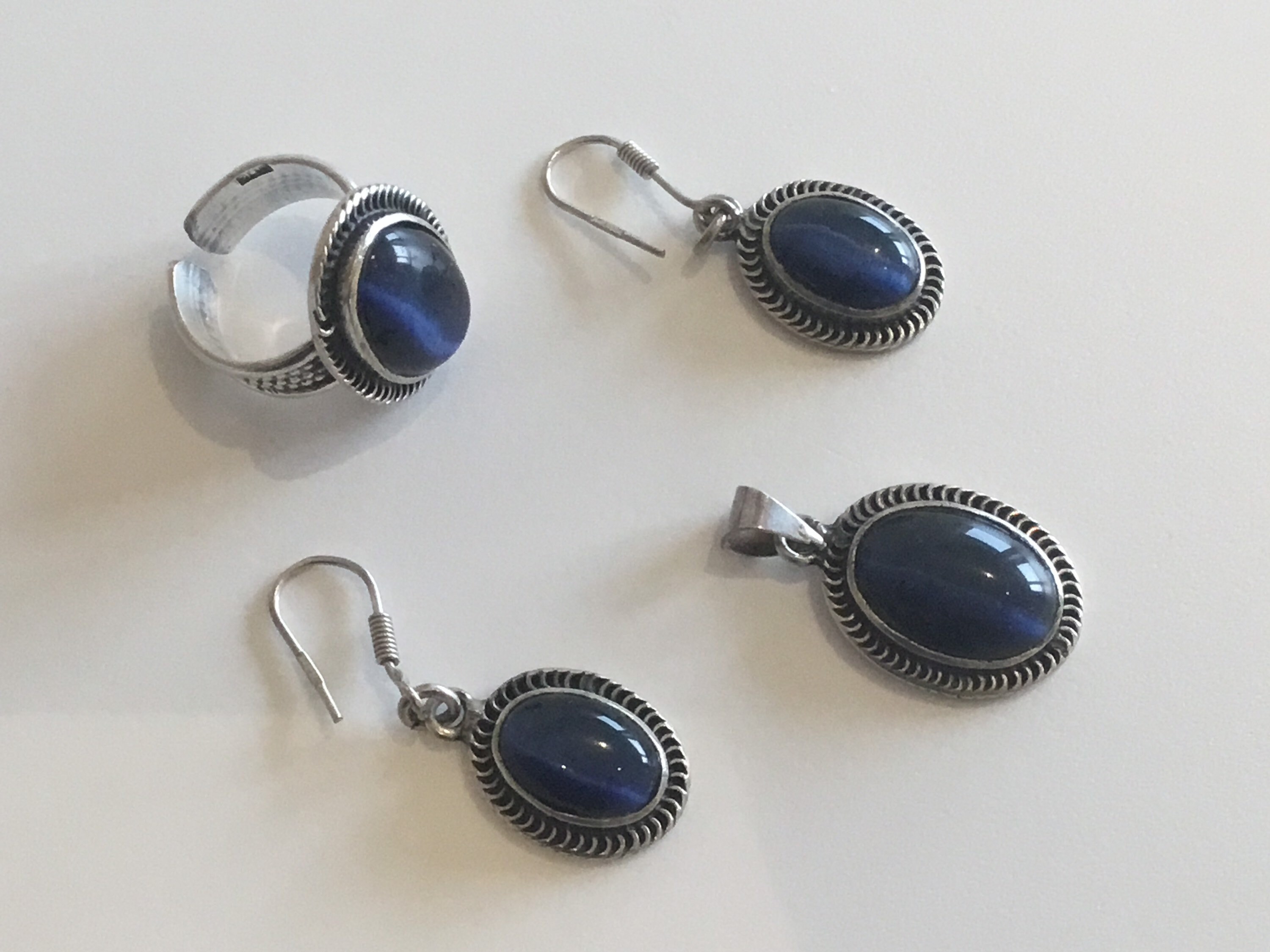Vintage Jewellery | Silver Set With Original Moonstones — photo 3 of 8
