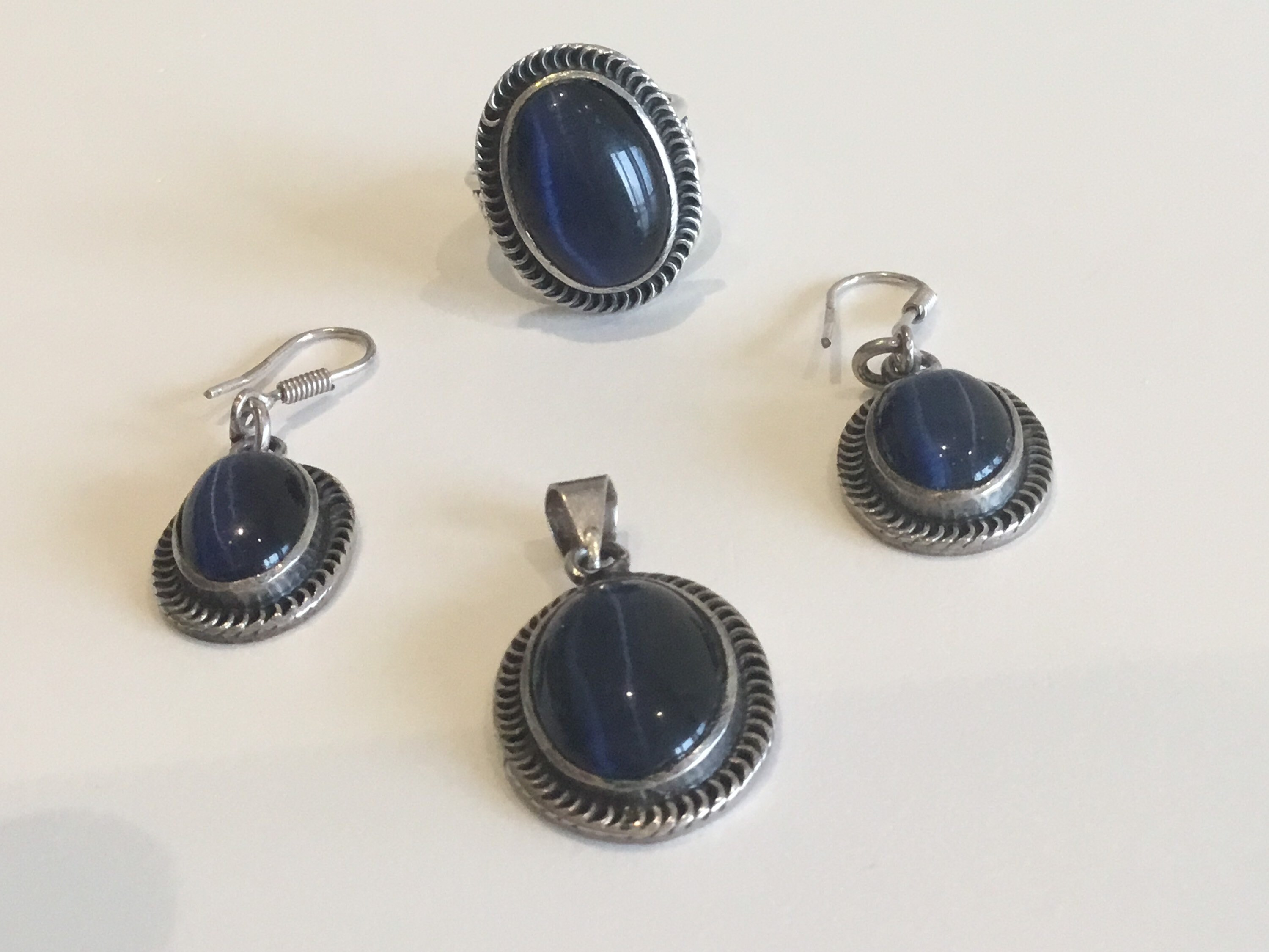 Vintage Jewellery | Silver Set With Original Moonstones — photo 4 of 8