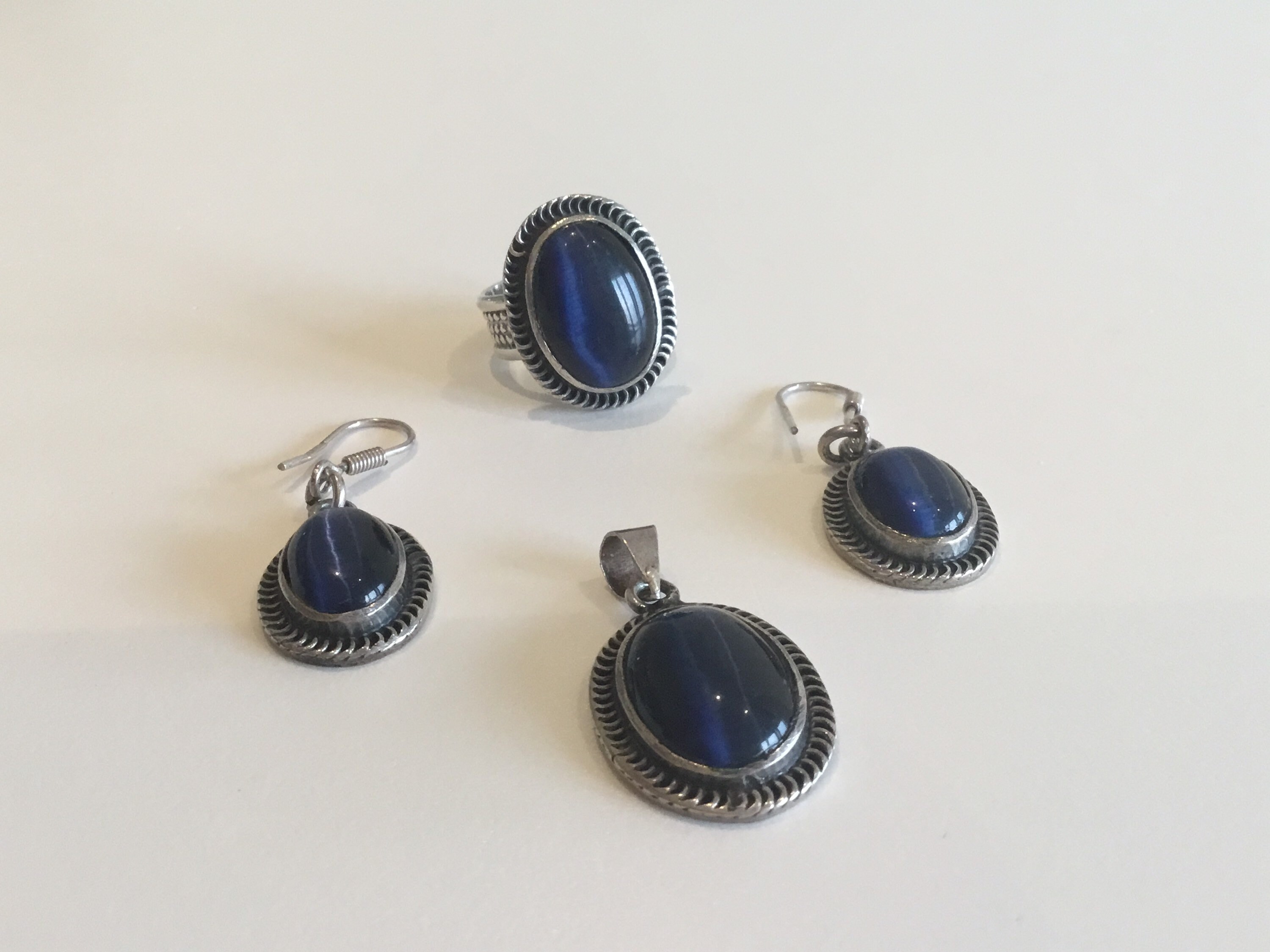Vintage Jewellery | Silver Set With Original Moonstones — photo 5 of 8