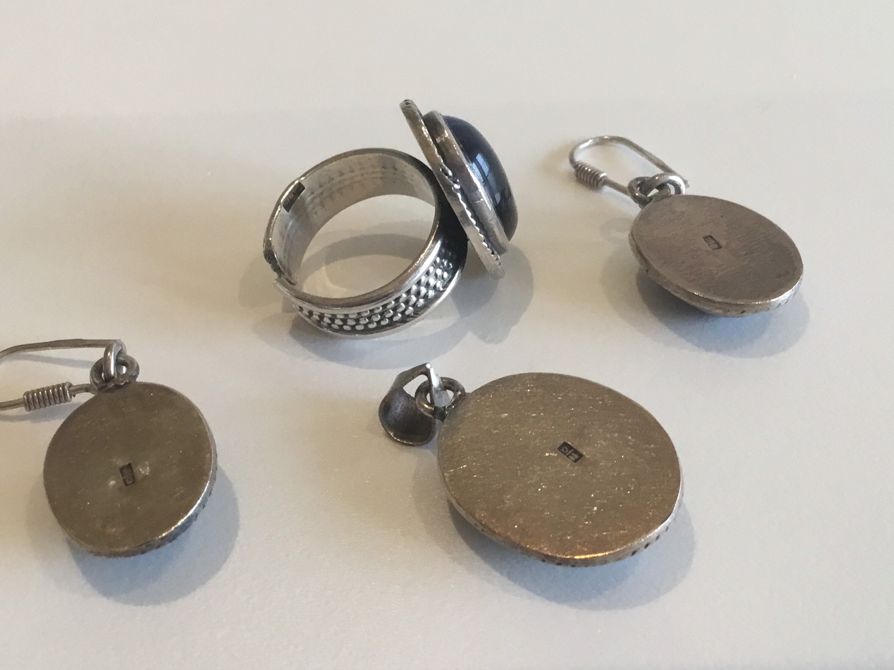 Vintage Jewellery | Silver Set With Original Moonstones — photo 6 of 8