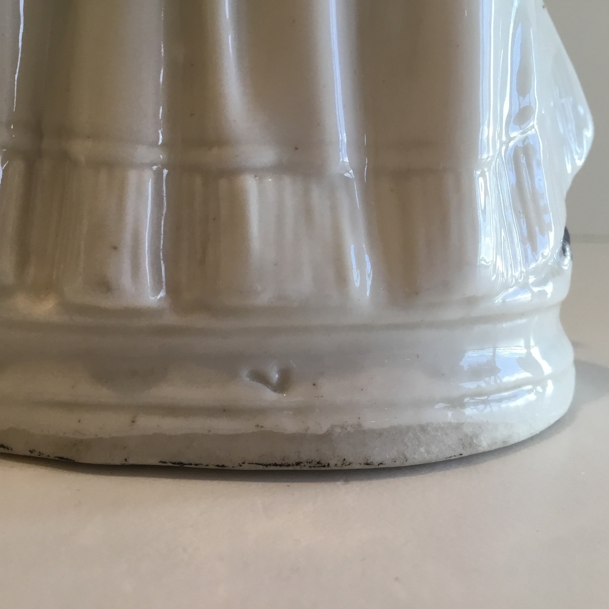 Antique Madonna Religious Statue (1800s) Notre Dame de Halle Porcelain Figurine — photo 10 of 11