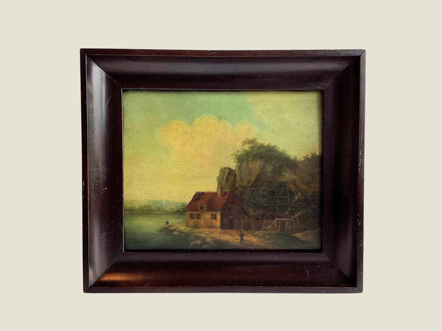 Vintage Landscape | 17th Century Oil on Panel, Dutch Old Master Style