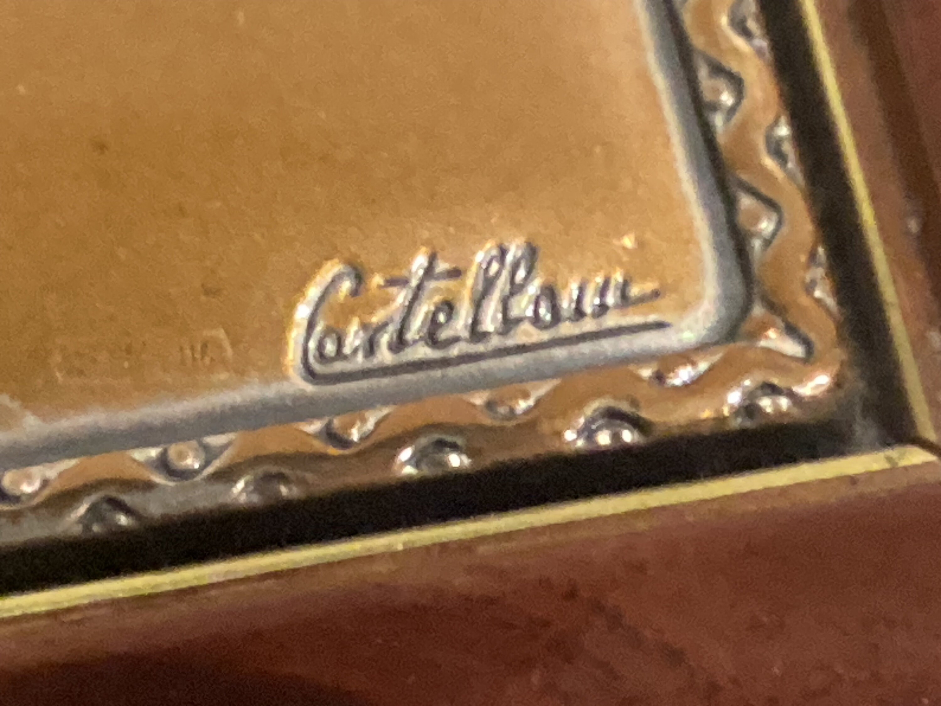 Vintage Jewelry Box | Castellani Italy 1980s, Wood with 925 Sterling Silver Bas-Relief — photo 4 of 8