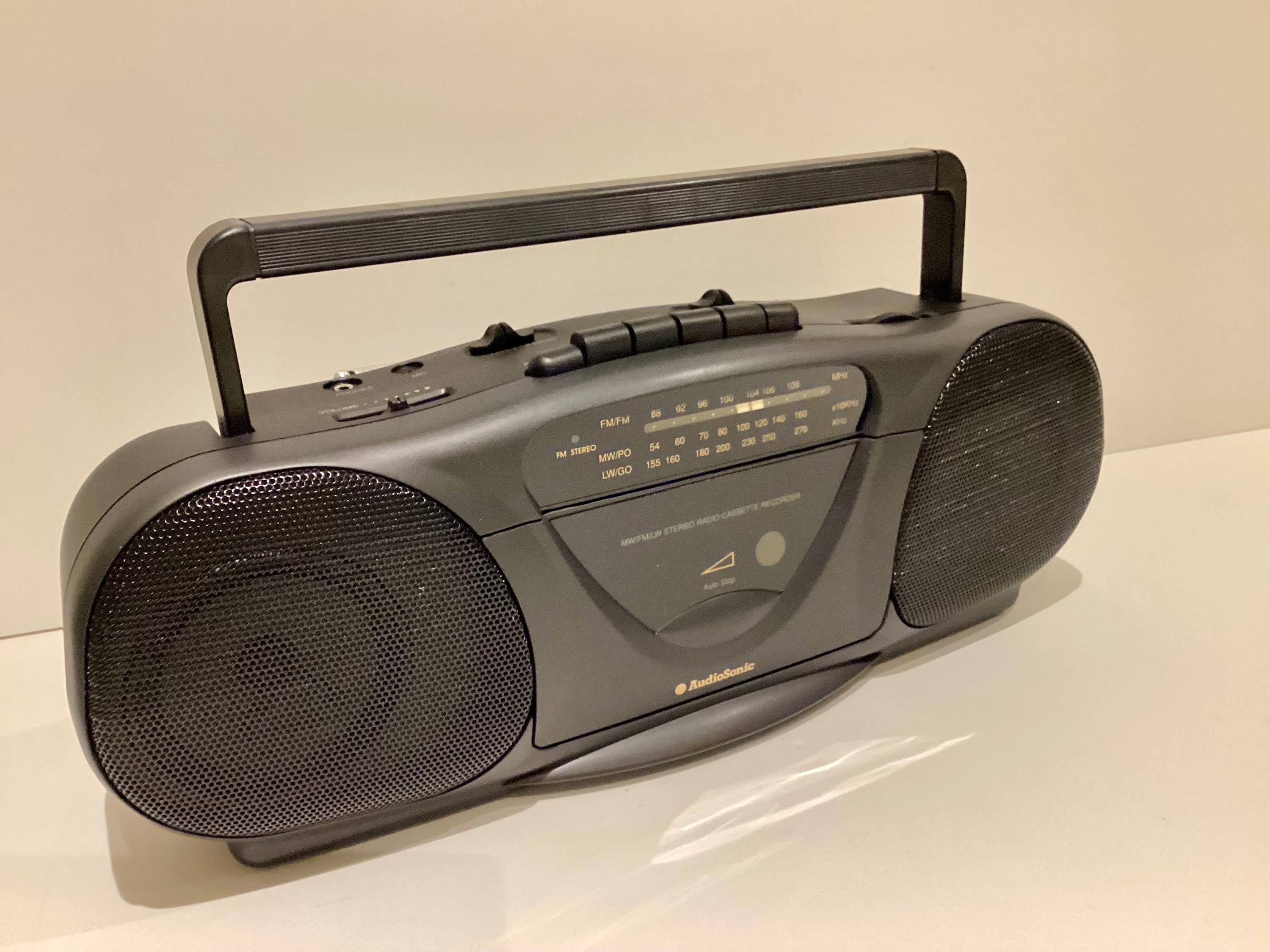 Vintage Boombox | NOS AudioSonic TBS5135 Stereo Radio Cassette, New Old Stock 1990s — photo 5 of 11