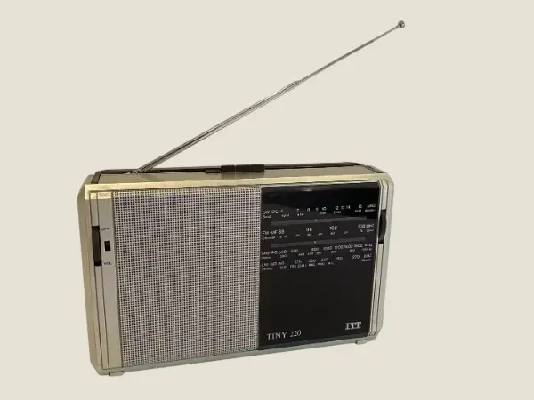 Vintage Radio ITT / Tiny 220 (1983), Made In Germany, Portable Working, Collectible