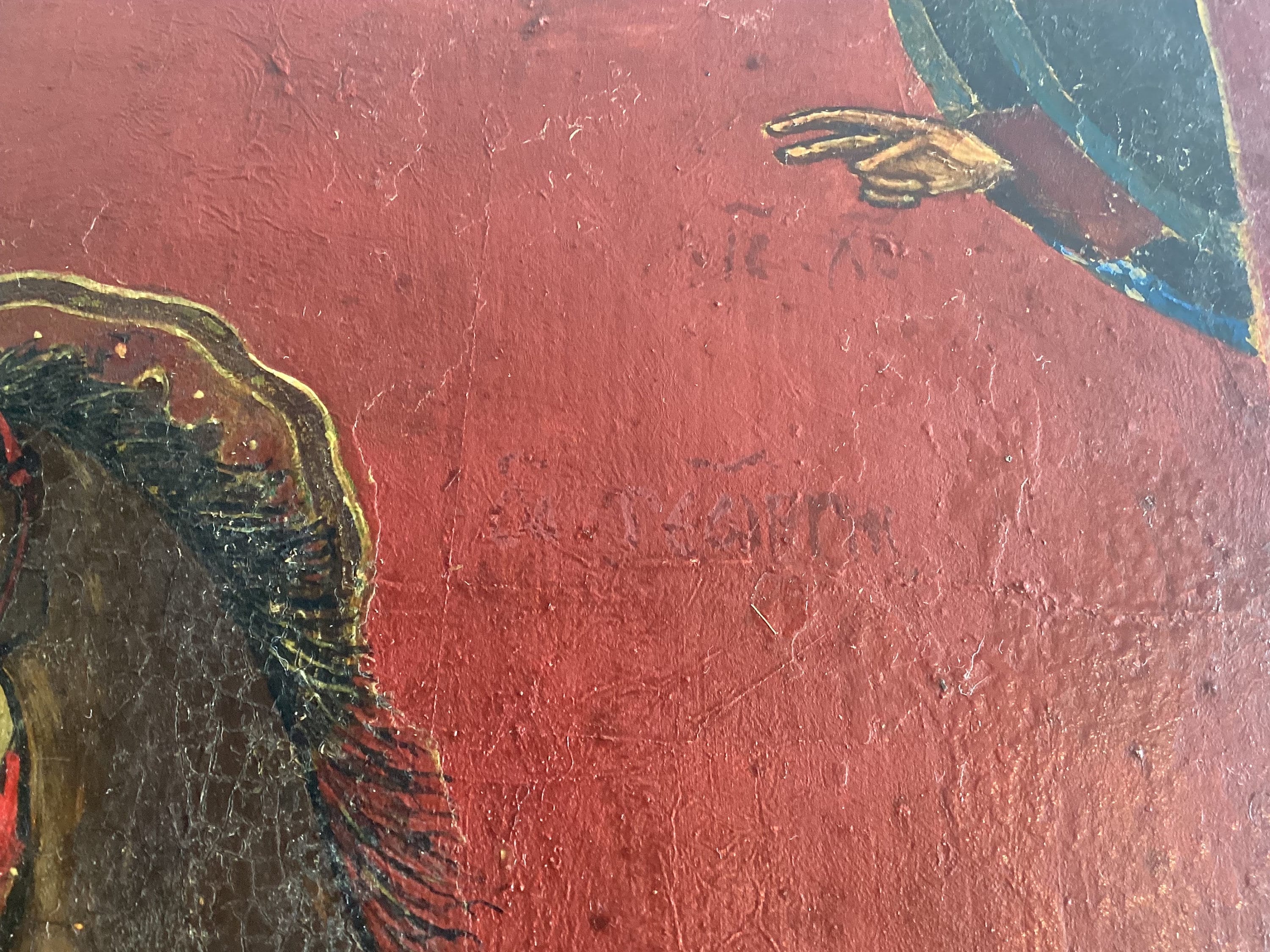 Antique Icon | 1800s Saint George With Dragon, Religious Church Painting on Wood — photo 7 of 8