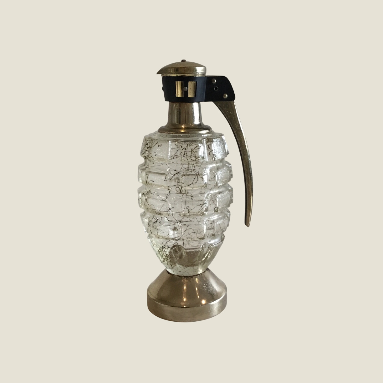 Vintage Bottle | 1950s Italian Music Grenade Decanter "O Sole Mio"