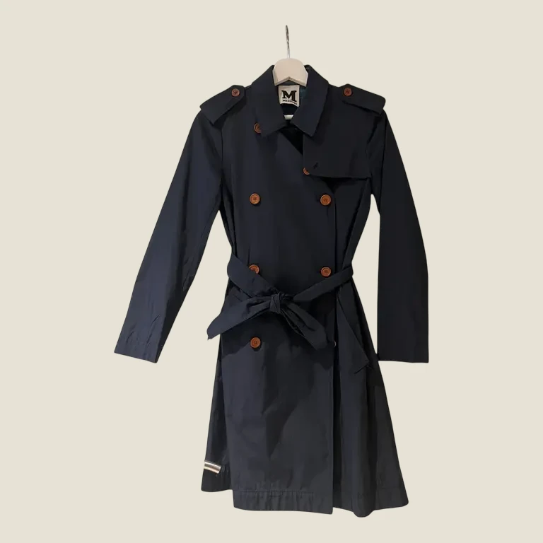 Navy M Missoni Women Trench Coat