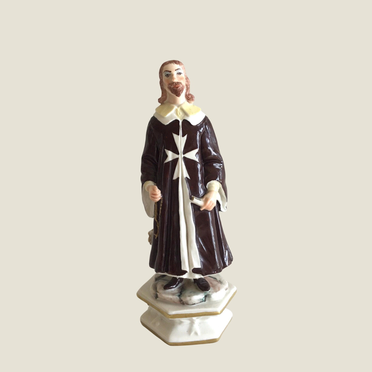 Antique Porcelain Figurine | N Crown ADP & Red Anchor 1800s