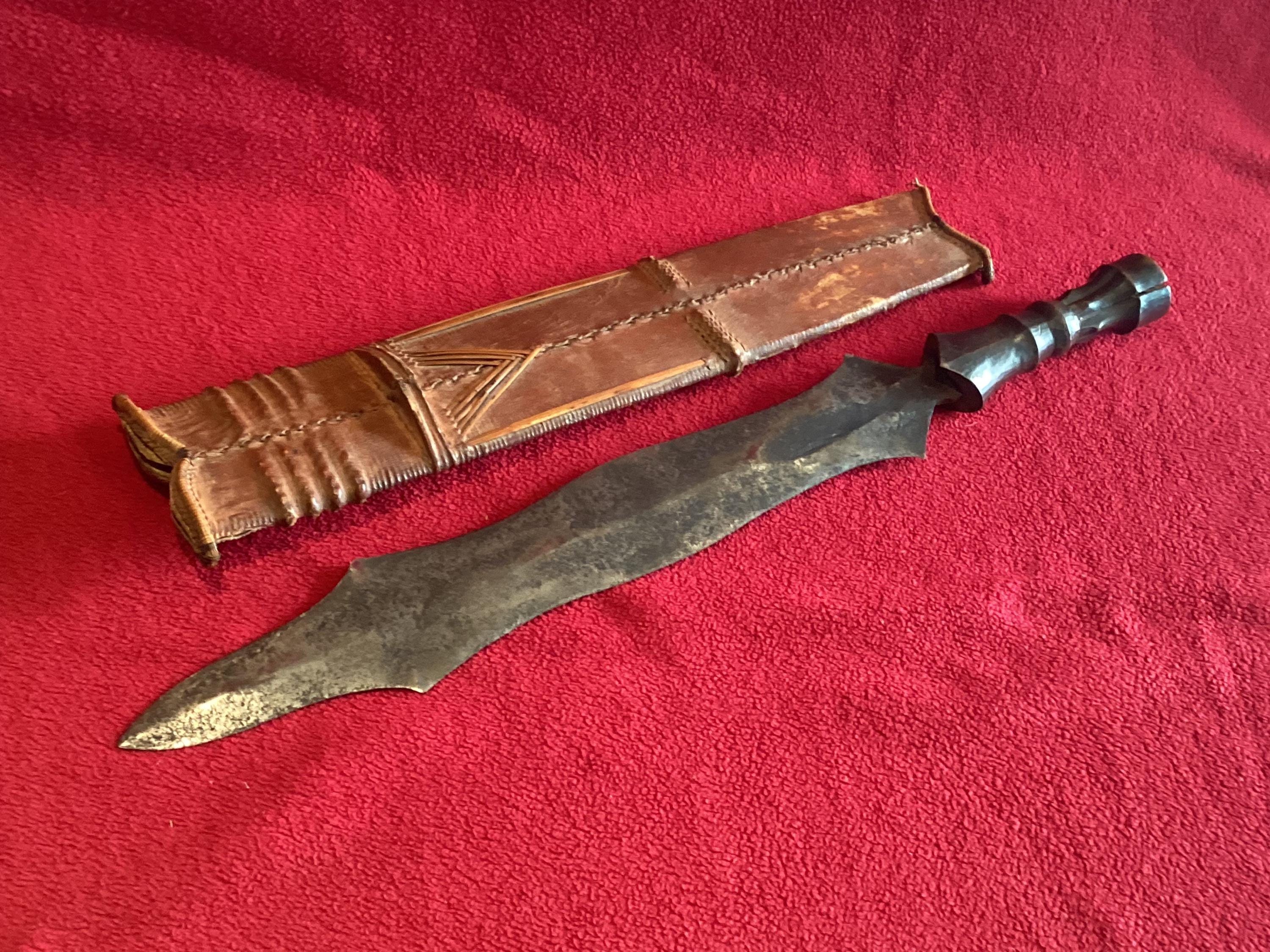 African Tribal Art | Late 1800 Salampasu Warrior Sword — photo 2 of 7