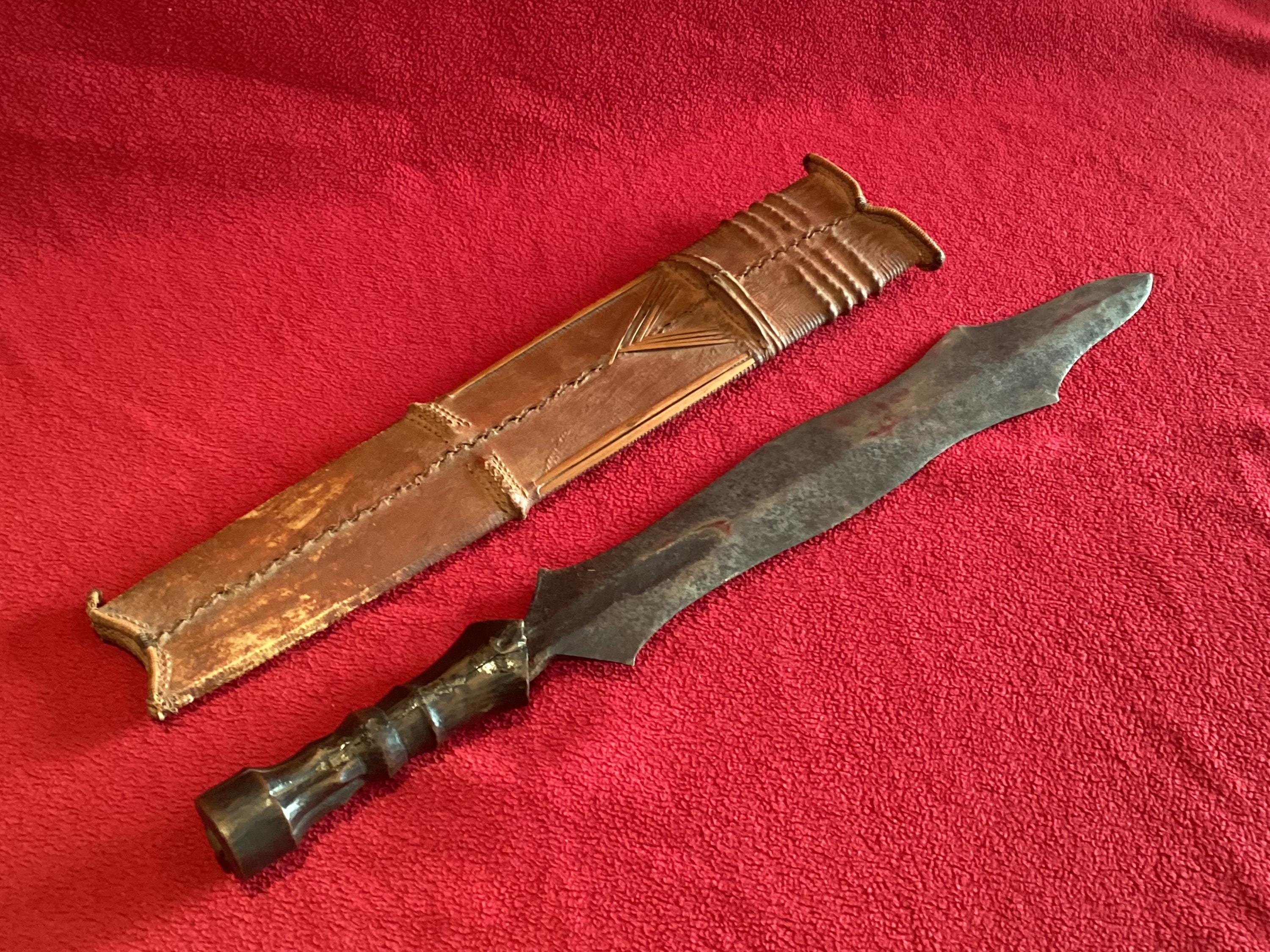 African Tribal Art | Late 1800 Salampasu Warrior Sword — photo 4 of 7