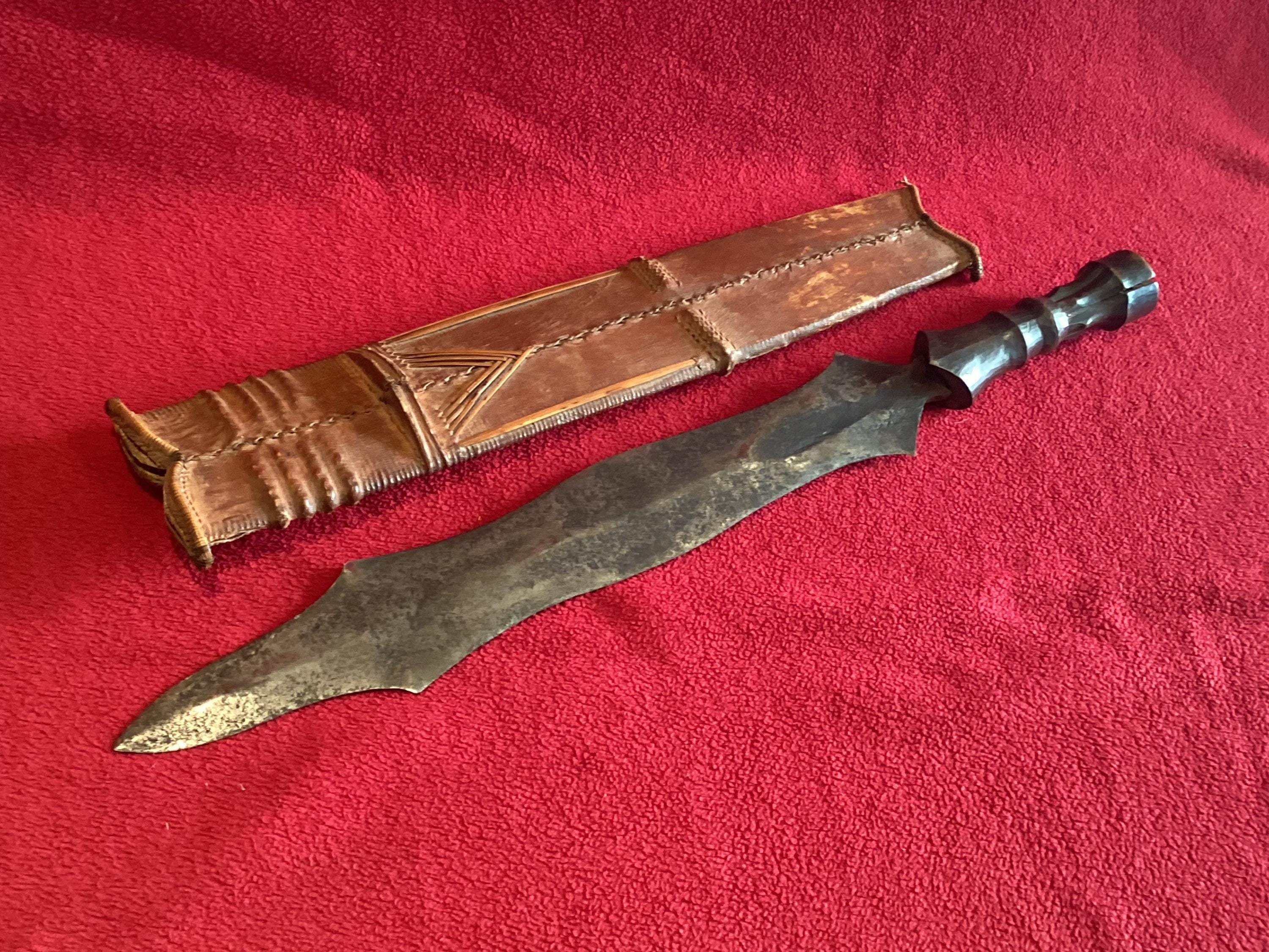 African Tribal Art | Late 1800 Salampasu Warrior Sword — photo 5 of 7