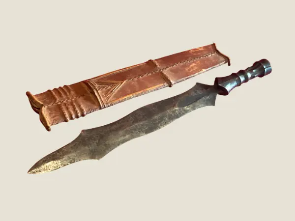 African Tribal Art | Late 1800 Salampasu Warrior Sword