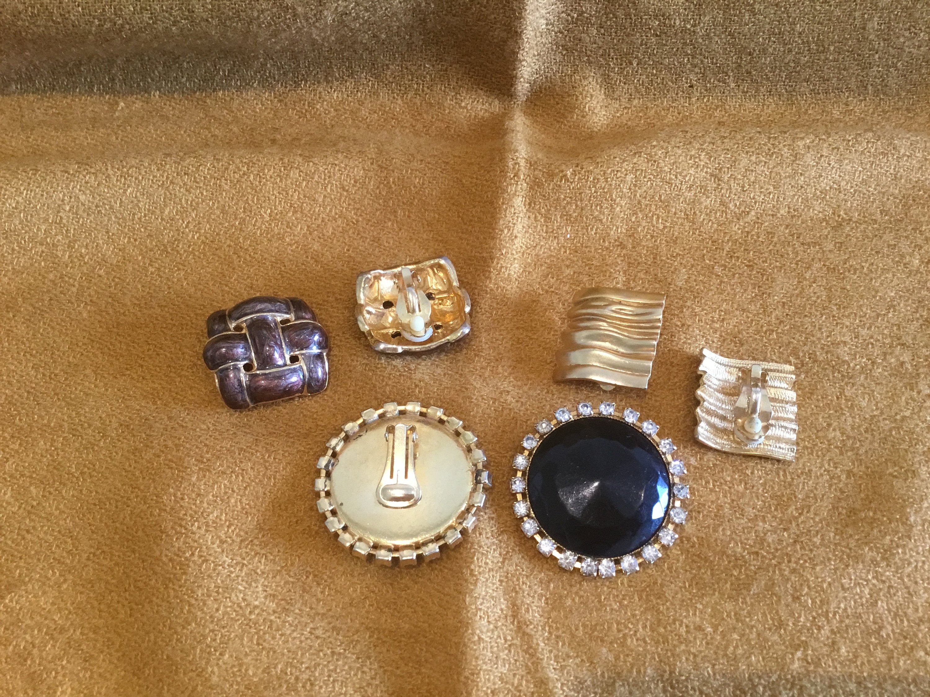 Vintage Jewelry Set – Original Hollywood Style Earrings (1950s–1960s) Rare Collection — photo 3 of 4