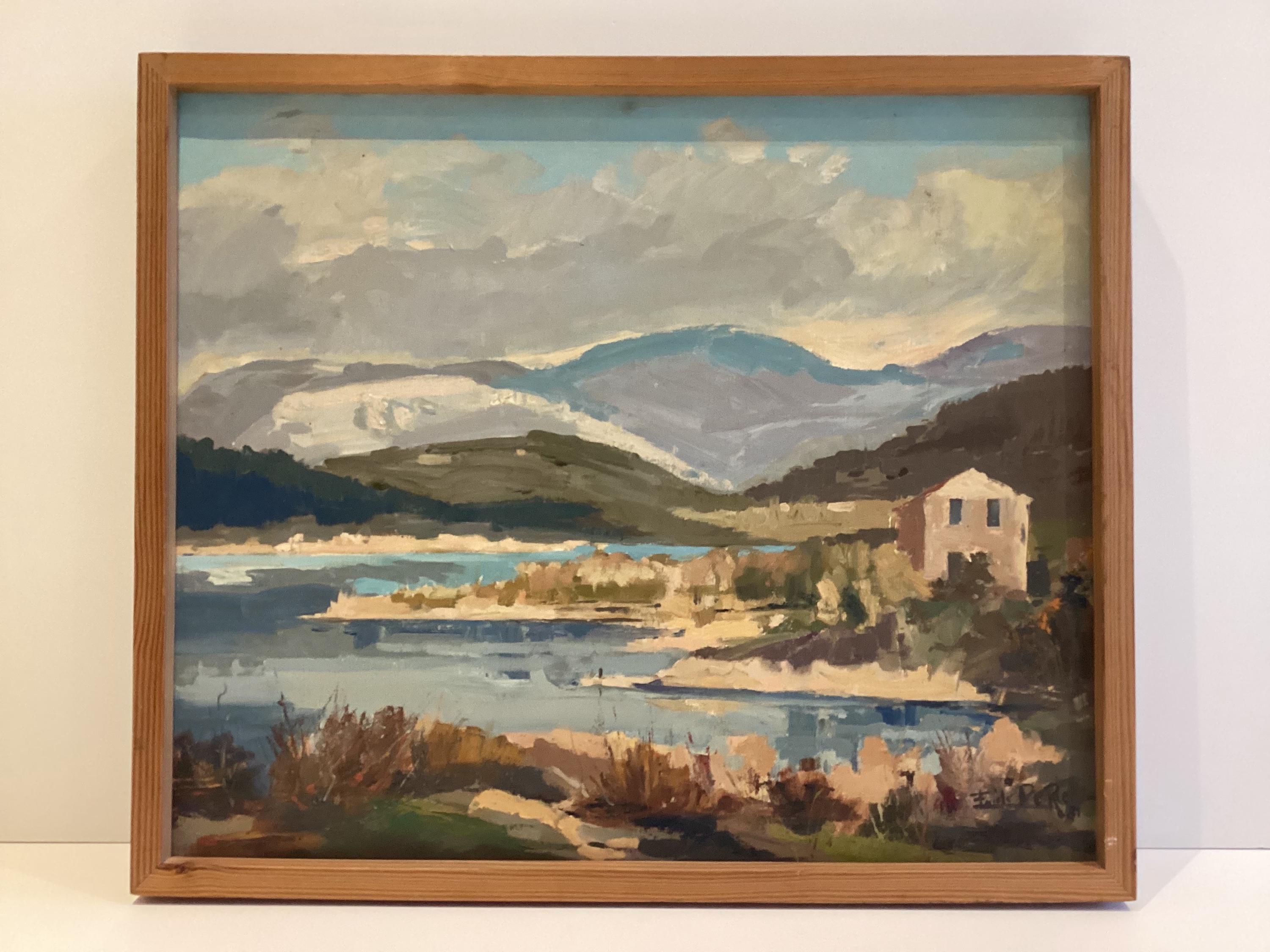 Vintage Seascape Painting | 1981 Impressionist Oil on Canvas, Signed & Dated Marine Art — photo 3 of 9